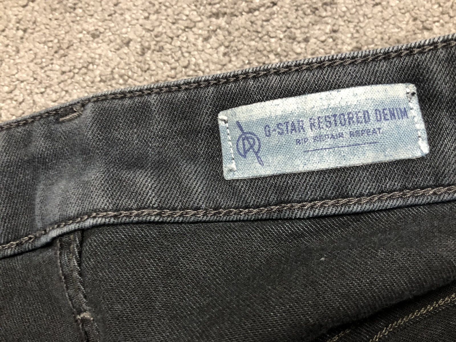 G-Star G star raw skinny distressed ripped type c denim jeans Size 31" - 9 Thumbnail