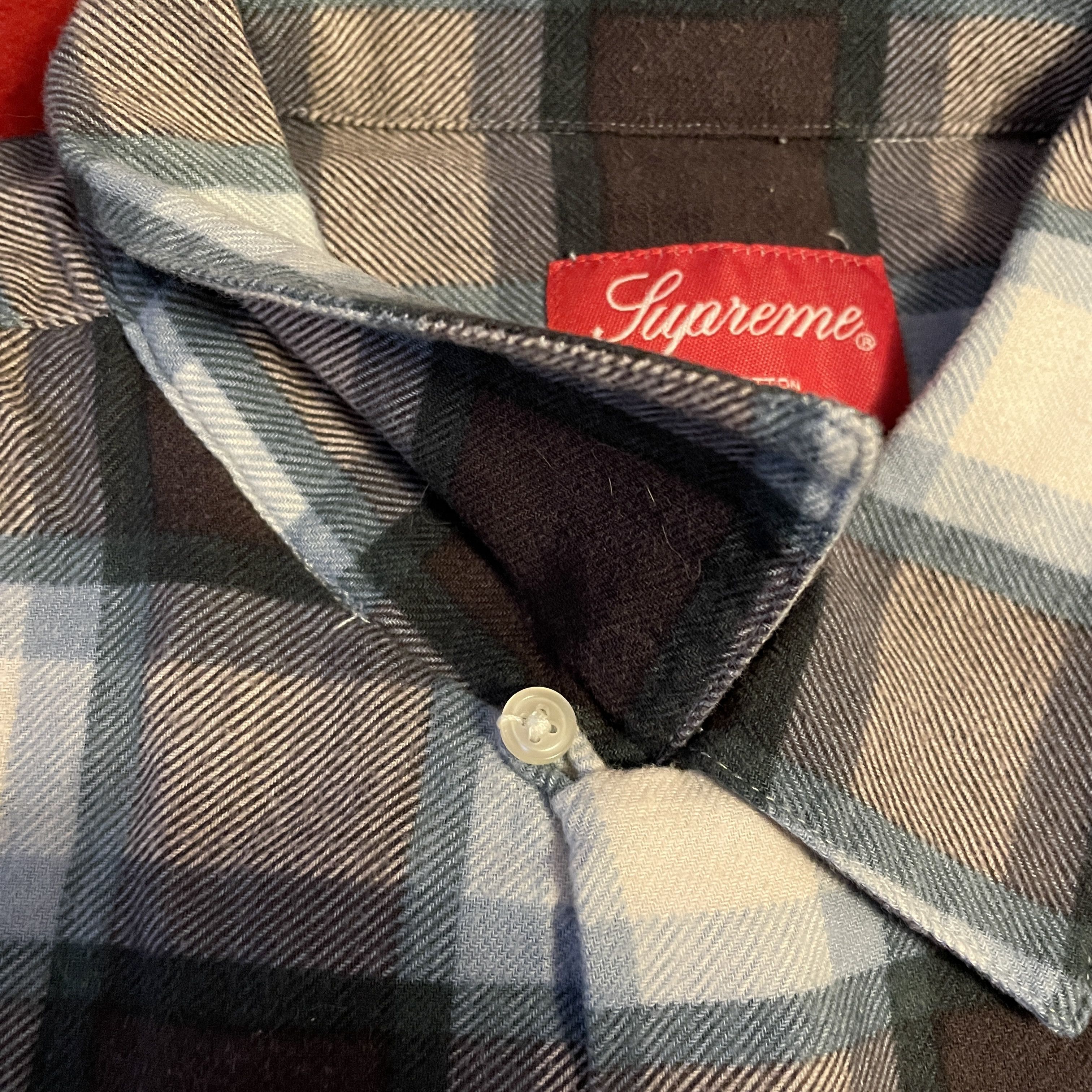 Supreme Supreme - Plaid Flannel Button Up Shirt 2016 Size US S / EU 44-46 / 1 - 6 Thumbnail