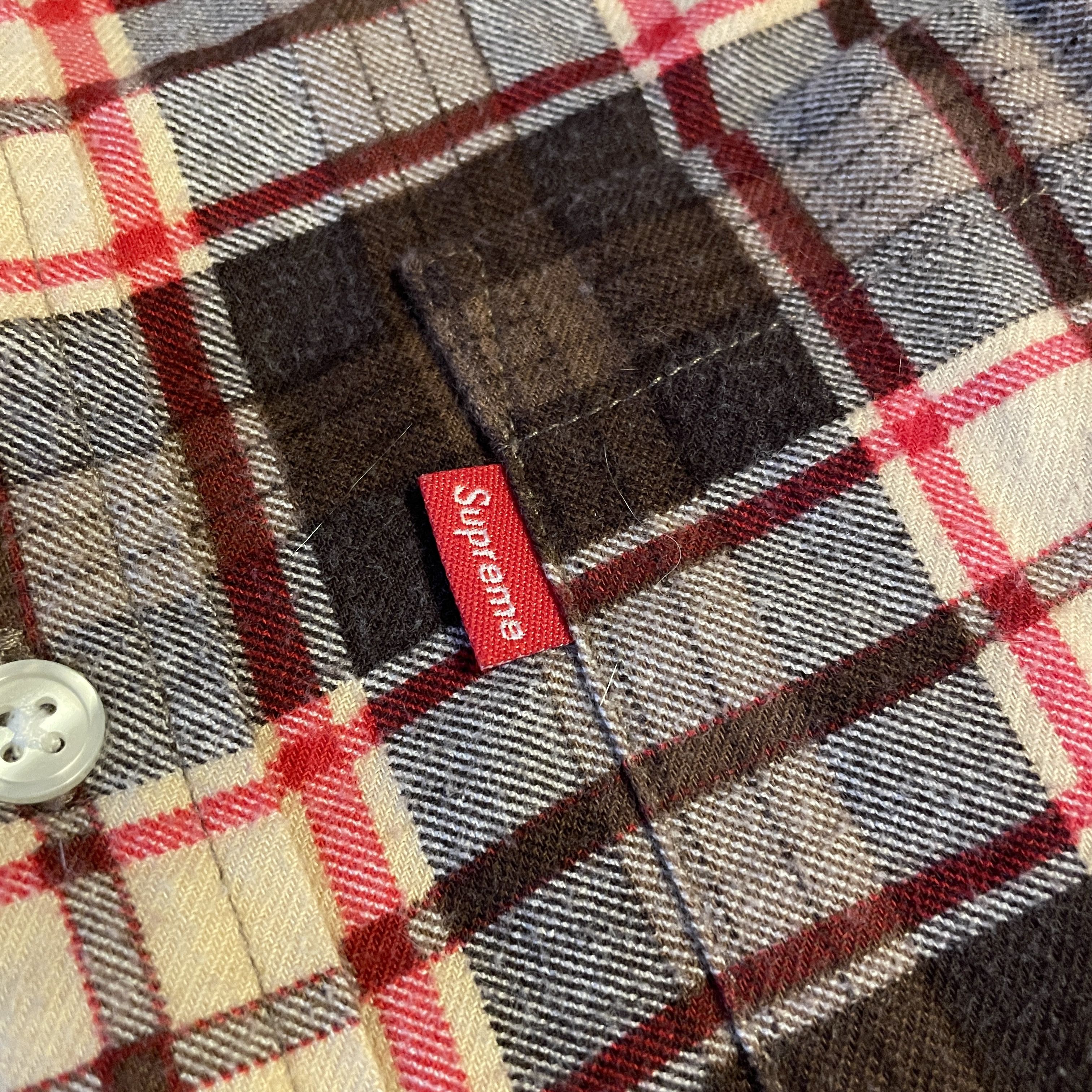 Supreme Supreme - Plaid Flannel Button Up Shirt 2014 Size US M / EU 48-50 / 2 - 2 Thumbnail
