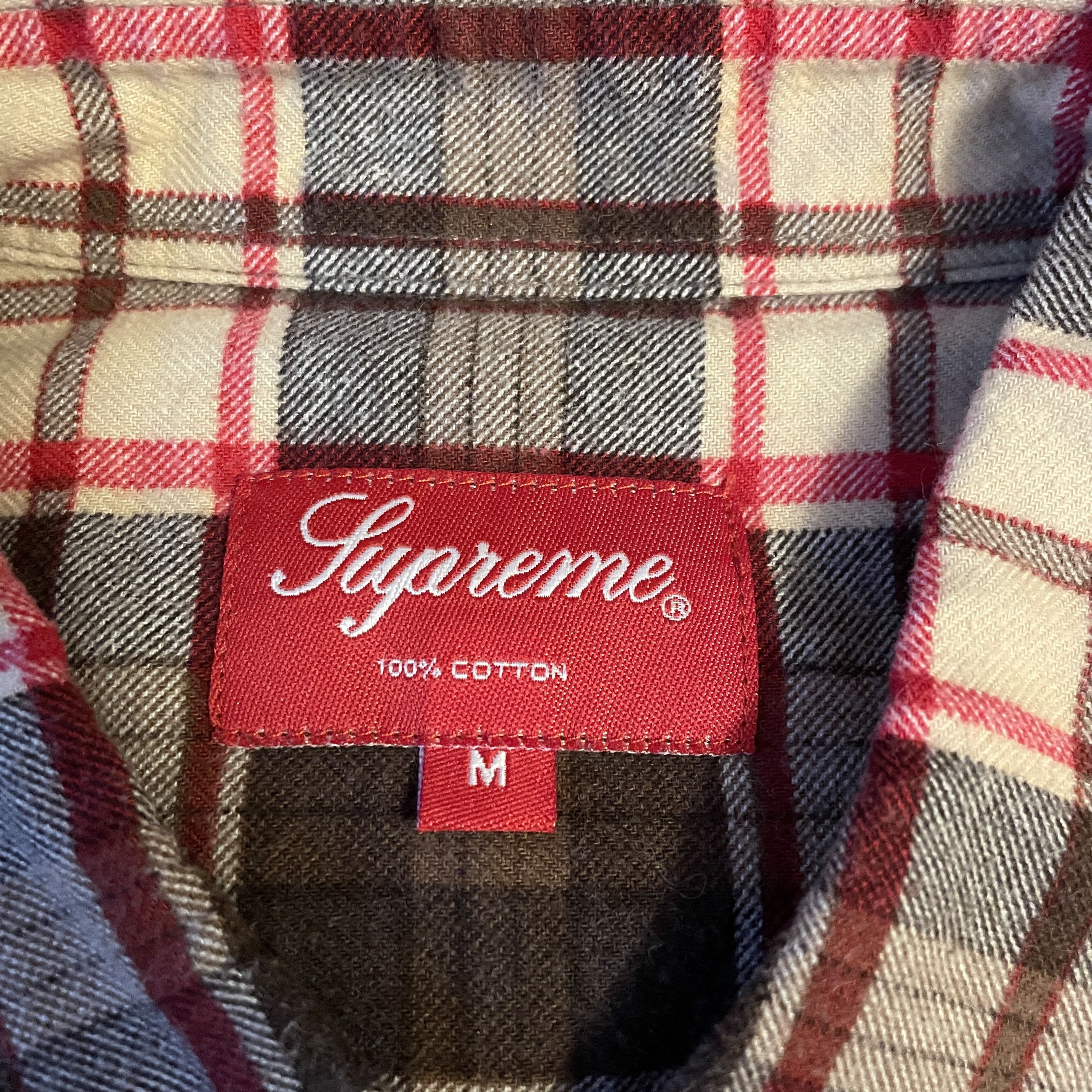 Supreme Supreme - Plaid Flannel Button Up Shirt 2014 Size US M / EU 48-50 / 2 - 4 Thumbnail