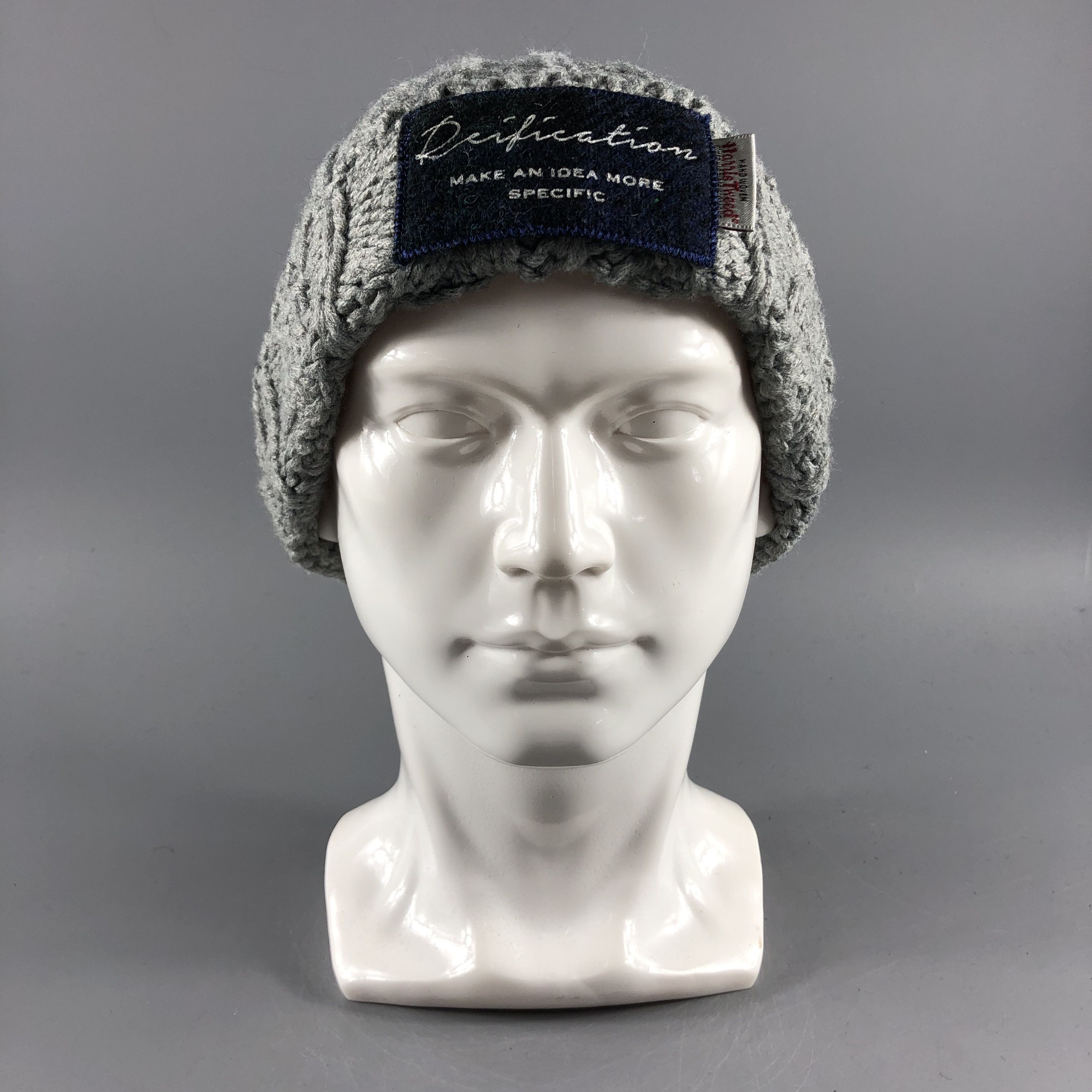 image of Harris Tweed Hats Aran Isle Beanie Snow Hat Snow Cap B449, Men's