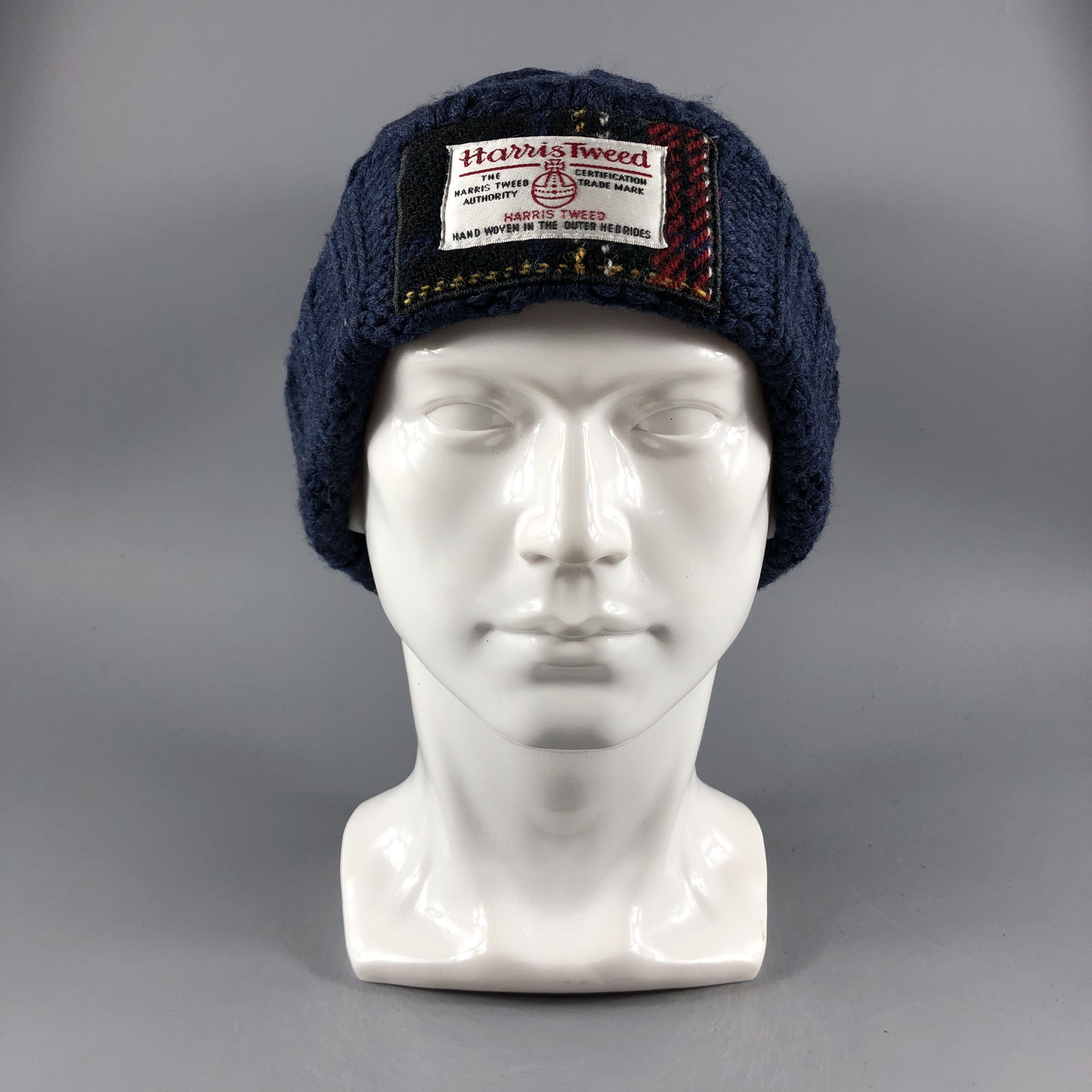image of Harris Tweed Hats Aran Isle Beanie Snow Hat Snow Cap B451, Men's