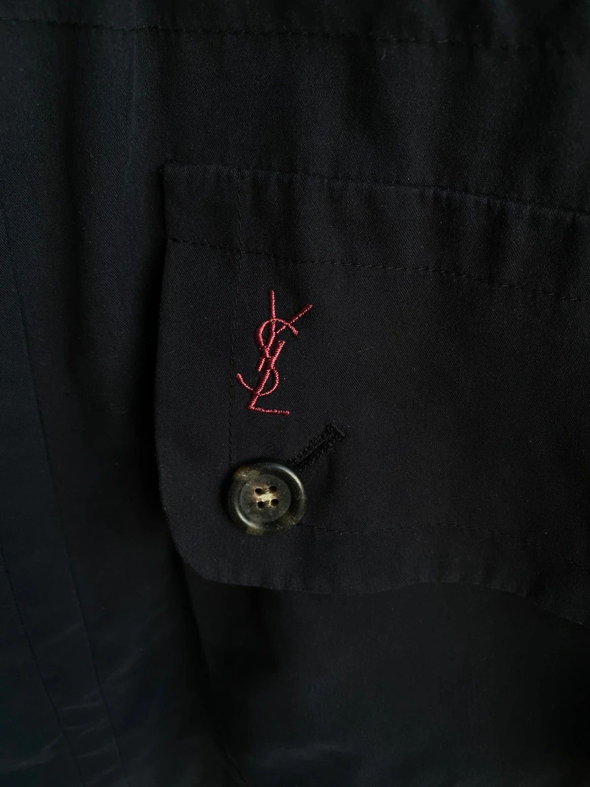 Yves Saint Laurent Warm 90s YSL Jacket Vintage Parka Zip Up Coat Classic Size US L / EU 52-54 / 3 - 3 Thumbnail