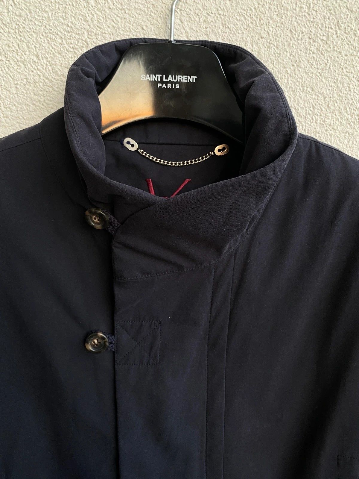 Yves Saint Laurent Warm 90s YSL Jacket Vintage Parka Zip Up Coat Classic Size US L / EU 52-54 / 3 - 9 Thumbnail