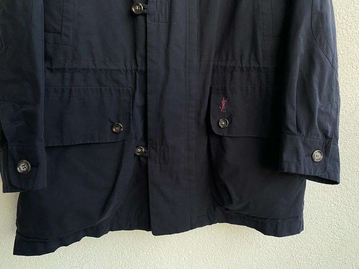 Yves Saint Laurent Warm 90s YSL Jacket Vintage Parka Zip Up Coat Classic Size US L / EU 52-54 / 3 - 6 Thumbnail