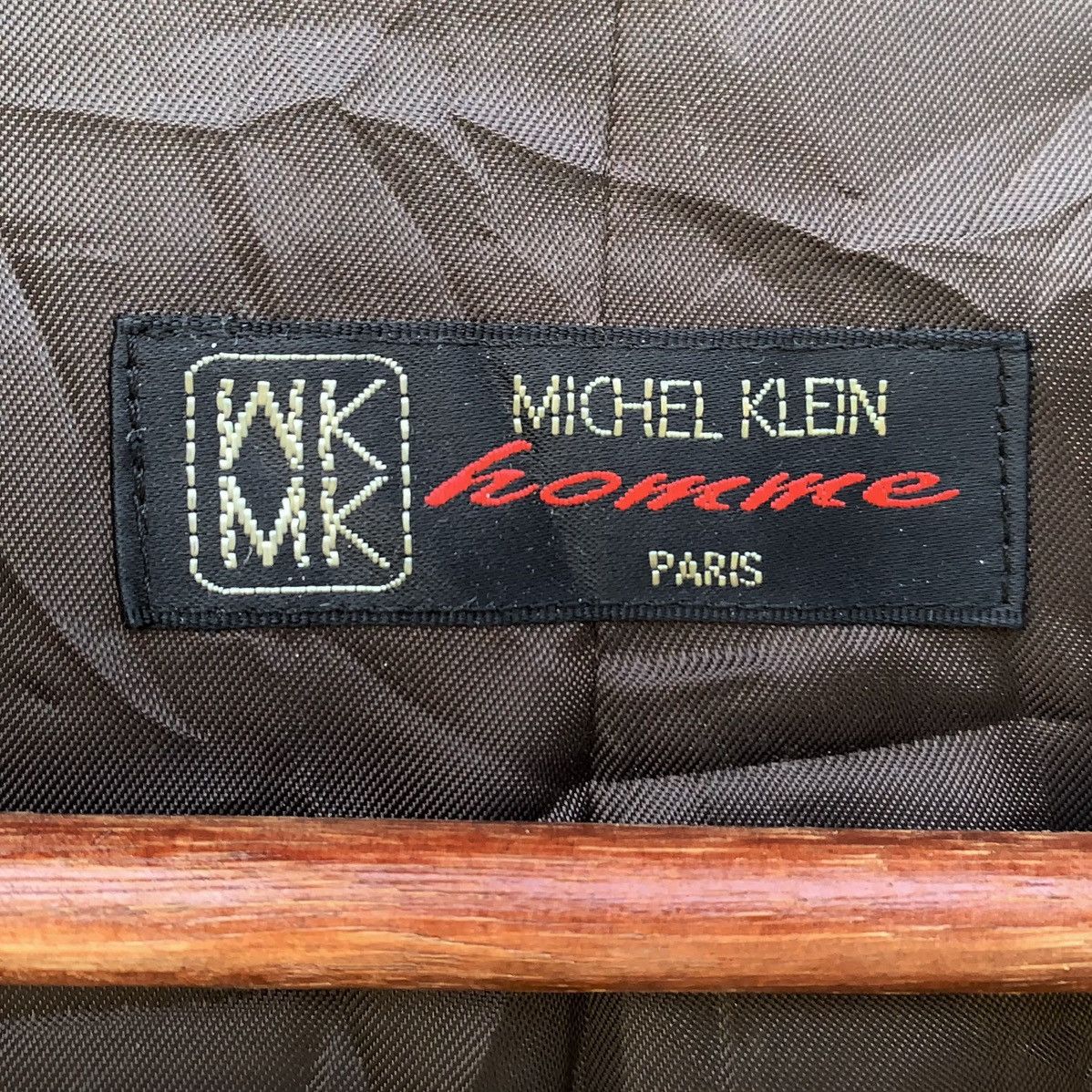 Michel Klein Michel Klein Homme Paris Acid Wash Wool Zipper Jacket Size US M / EU 48-50 / 2 - 9 Thumbnail