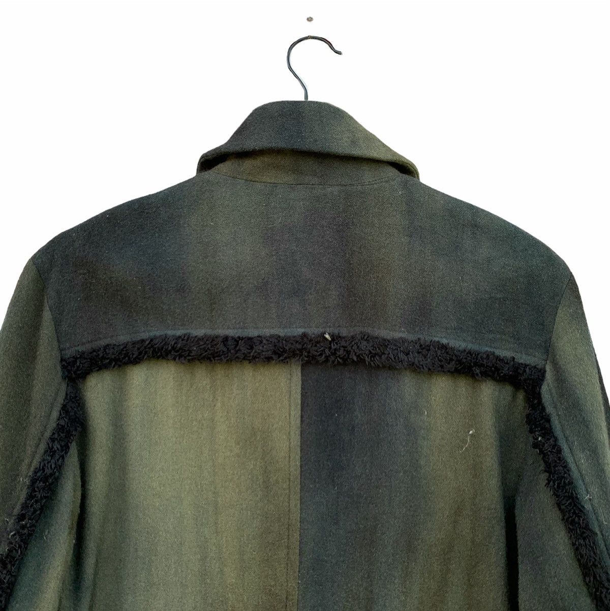Michel Klein Michel Klein Homme Paris Acid Wash Wool Zipper Jacket Size US M / EU 48-50 / 2 - 6 Thumbnail