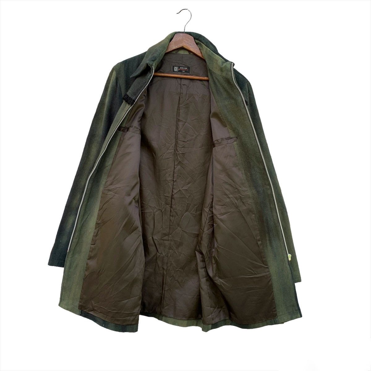 Michel Klein Michel Klein Homme Paris Acid Wash Wool Zipper Jacket Size US M / EU 48-50 / 2 - 3 Thumbnail