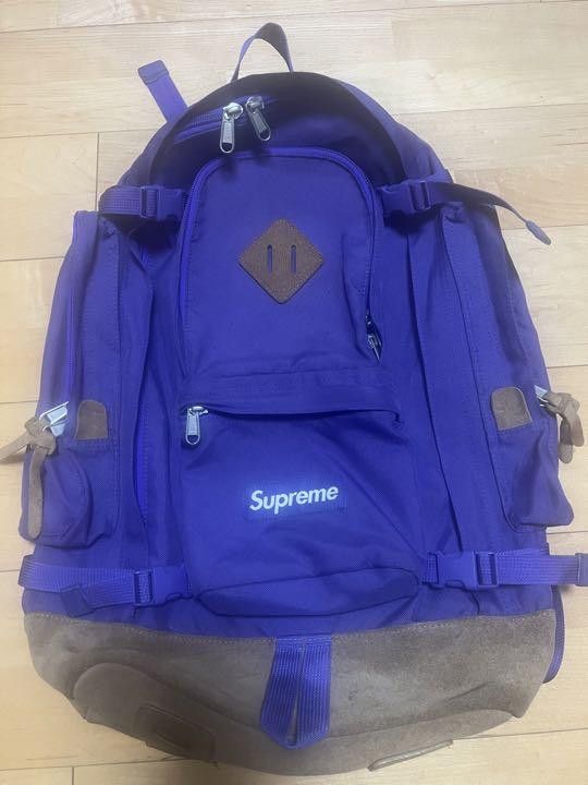Supreme 2006 Paranoia Purple 20th Box Logo Backpack Size ONE SIZE - 3 Thumbnail