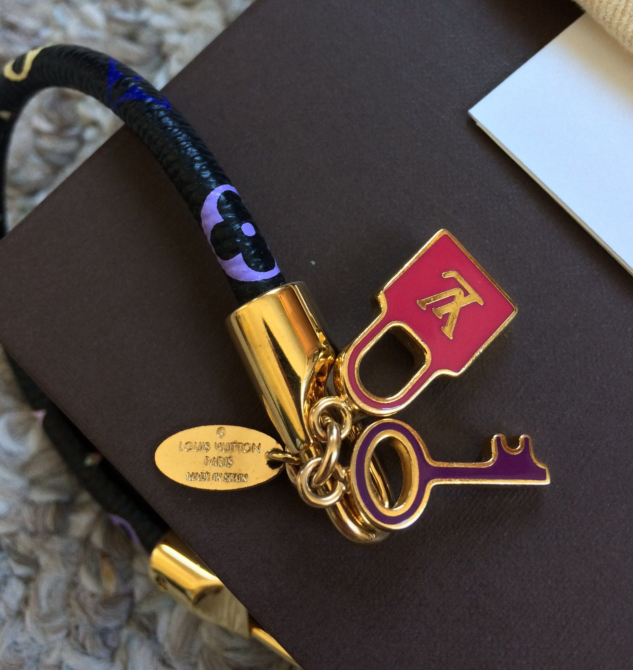 Louis Vuitton × Takashi Murakami S/S 2003 Louis Vuitton x Murakami Monogram Luck It Bracelet Size ONE SIZE - 3 Thumbnail