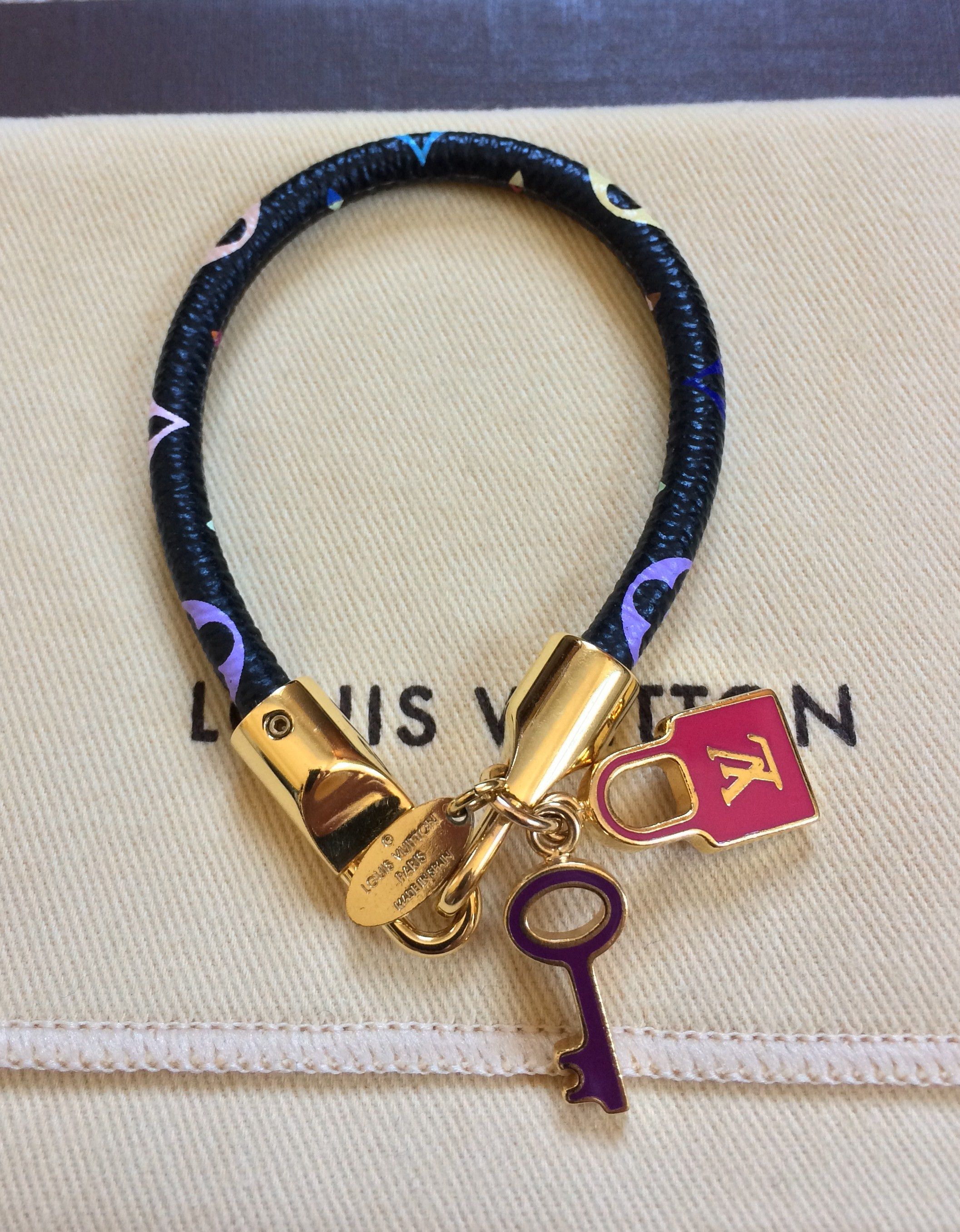 Louis Vuitton × Takashi Murakami S/S 2003 Louis Vuitton x Murakami Monogram Luck It Bracelet Size ONE SIZE - 2 Thumbnail