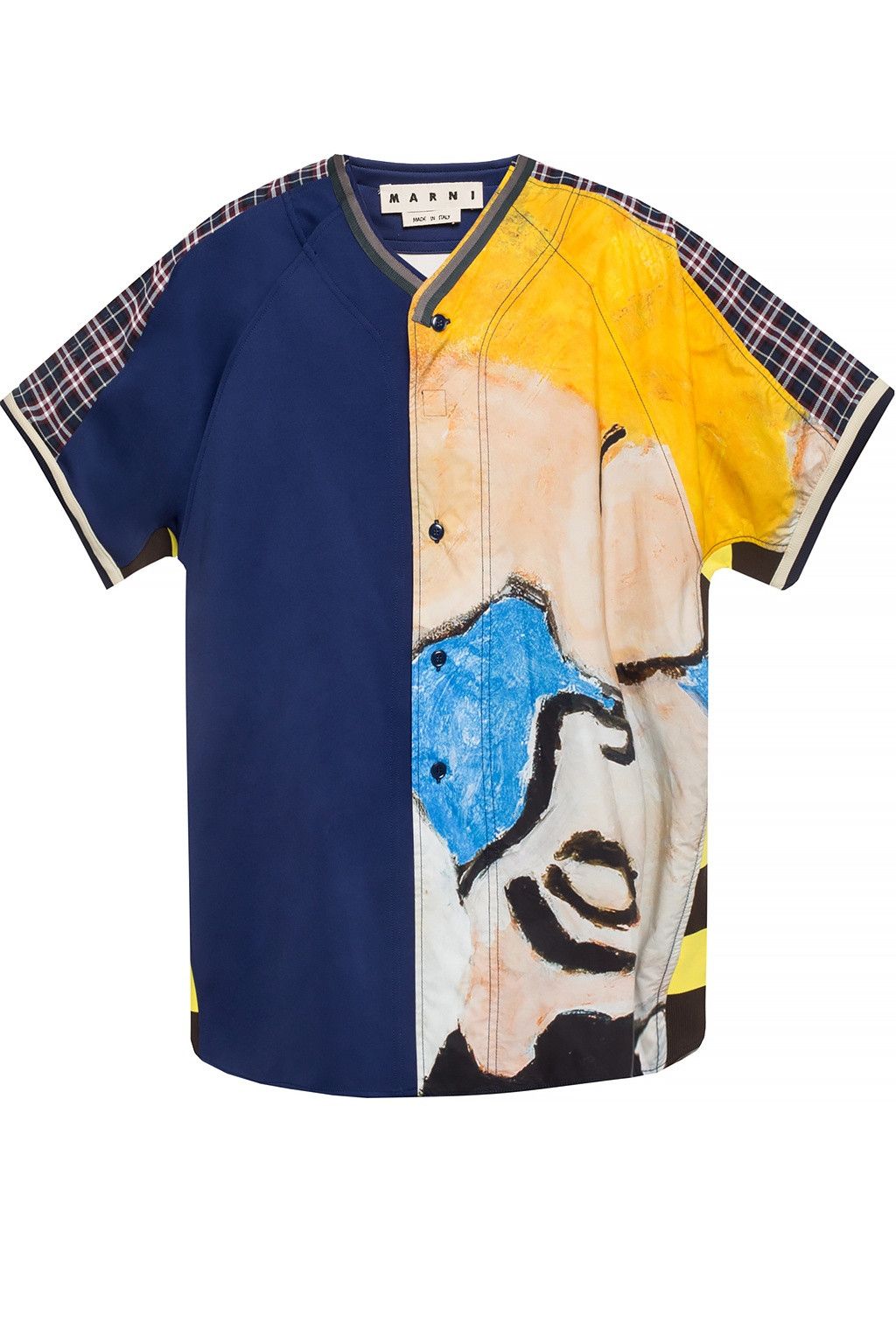 Marni SS19 MARNI OVERSIZED PRINTED COLLAGE SHIRT 48 Size US M / EU 48-50 / 2 - 12 Thumbnail