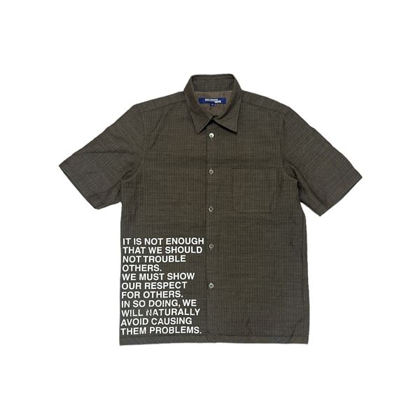 Junya Watanabe SS02 Junya Watanabe Poem Button ups shirt | Grailed