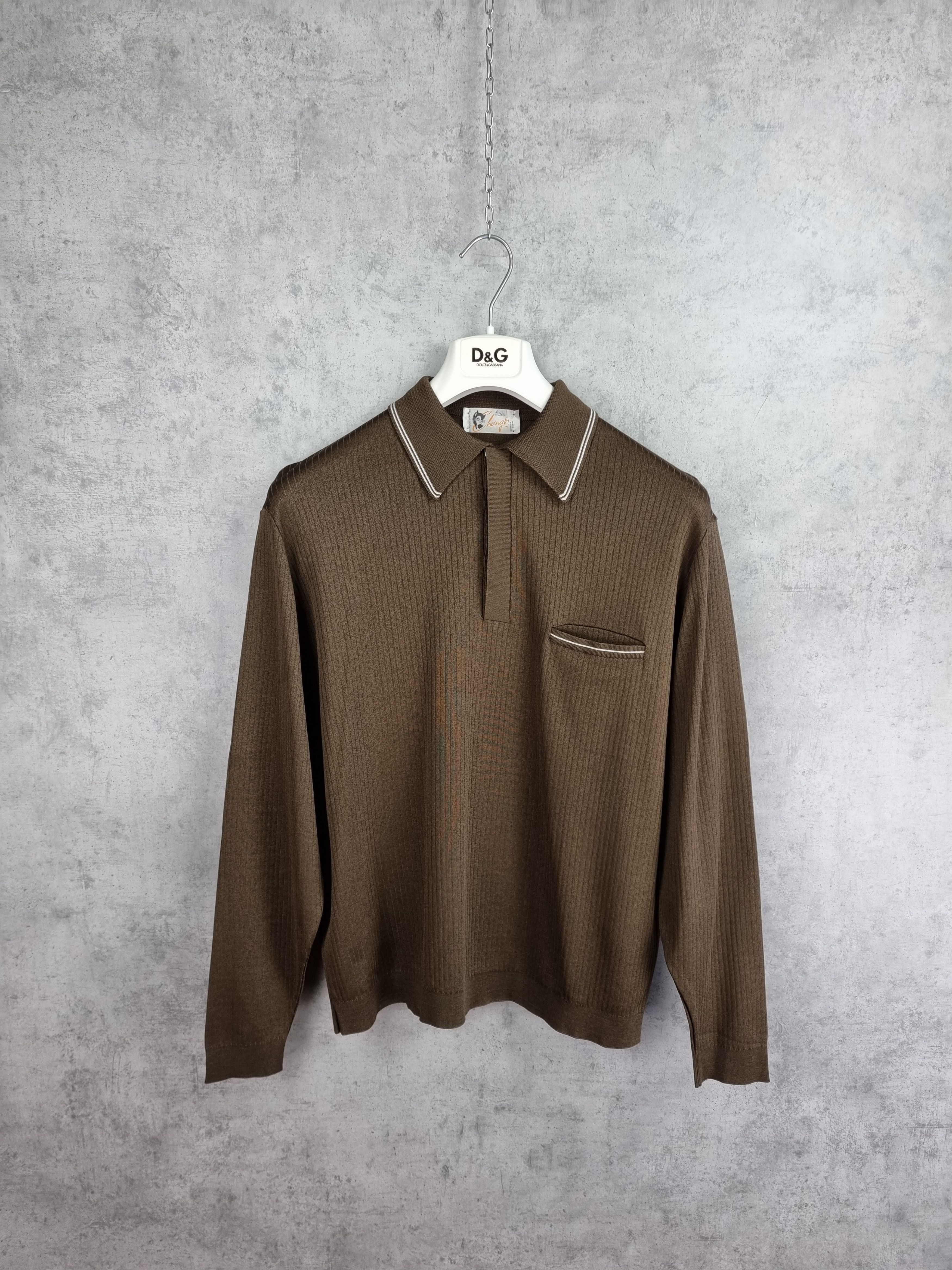 Japanese Brand × Vintage 80s Vintage Sweater Cardigan TOMFORD style Size US M / EU 48-50 / 2 - 2 Thumbnail