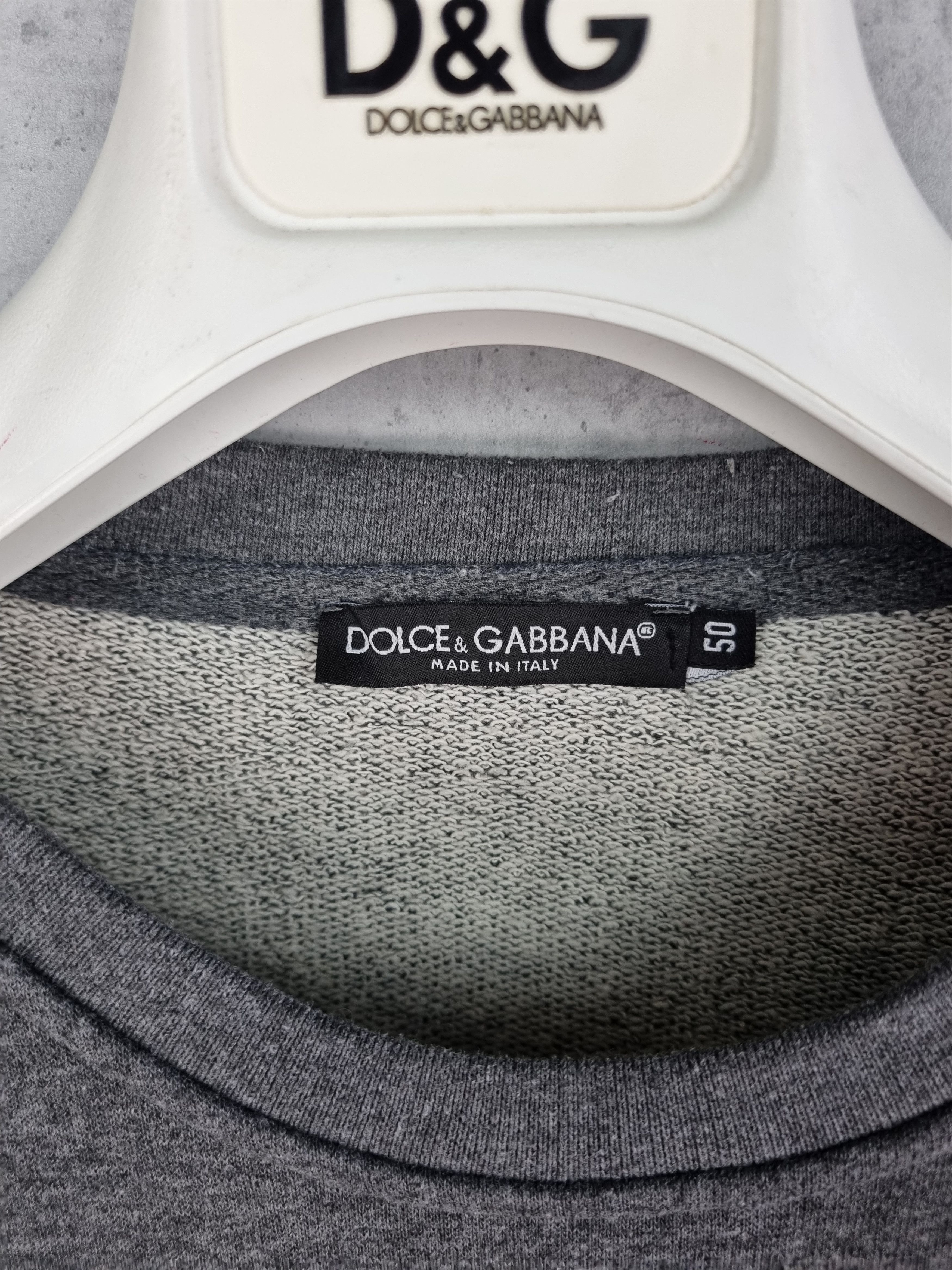 Dolce & Gabbana 👑 Dolce and Gabbana King Spellout Big Logo Sweatshirt Size US L / EU 52-54 / 3 - 5 Thumbnail