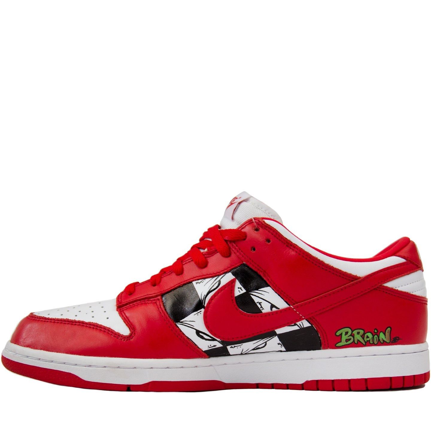 Chrome Hearts CHROME HEARTS x MATTY BOY NIKE UNIVERSITY RED DUNK LOW (1/1) Size US 11.5 / EU 44-45 - 8 Thumbnail