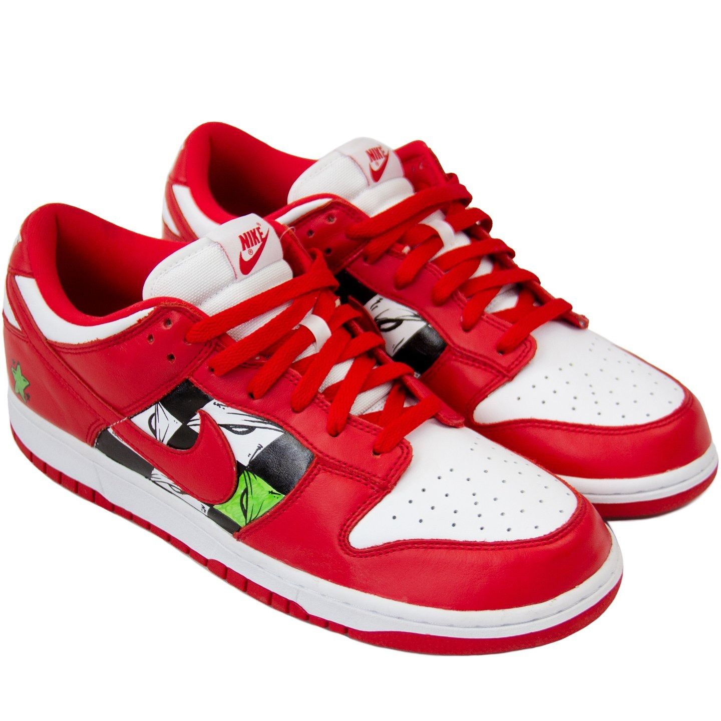 Chrome Hearts CHROME HEARTS x MATTY BOY NIKE UNIVERSITY RED DUNK LOW (1/1) Size US 11.5 / EU 44-45 - 3 Thumbnail