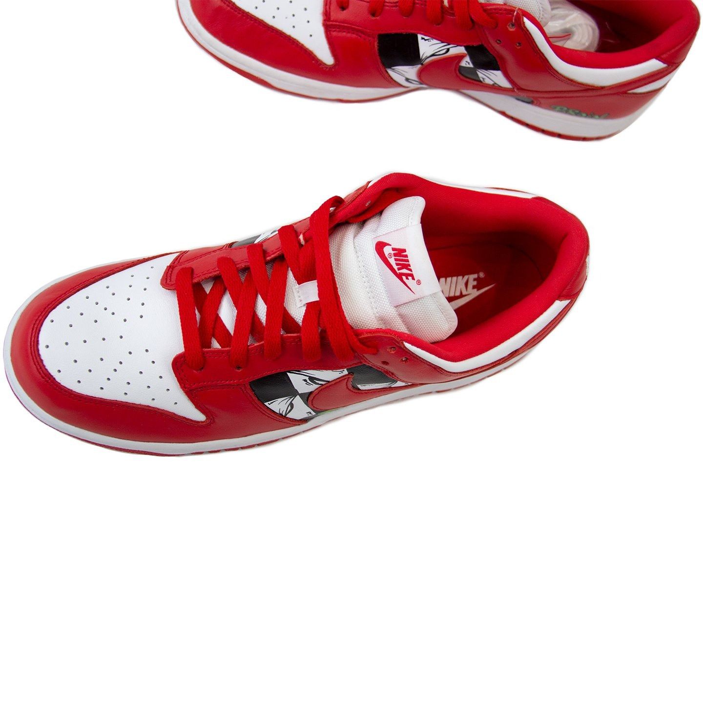 Chrome Hearts CHROME HEARTS x MATTY BOY NIKE UNIVERSITY RED DUNK LOW (1/1) Size US 11.5 / EU 44-45 - 10 Thumbnail