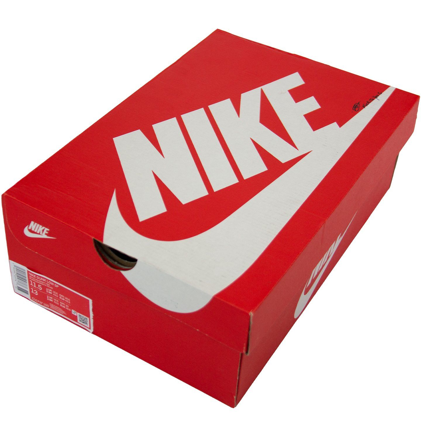 Chrome Hearts CHROME HEARTS x MATTY BOY NIKE UNIVERSITY RED DUNK LOW (1/1) Size US 11.5 / EU 44-45 - 12 Thumbnail
