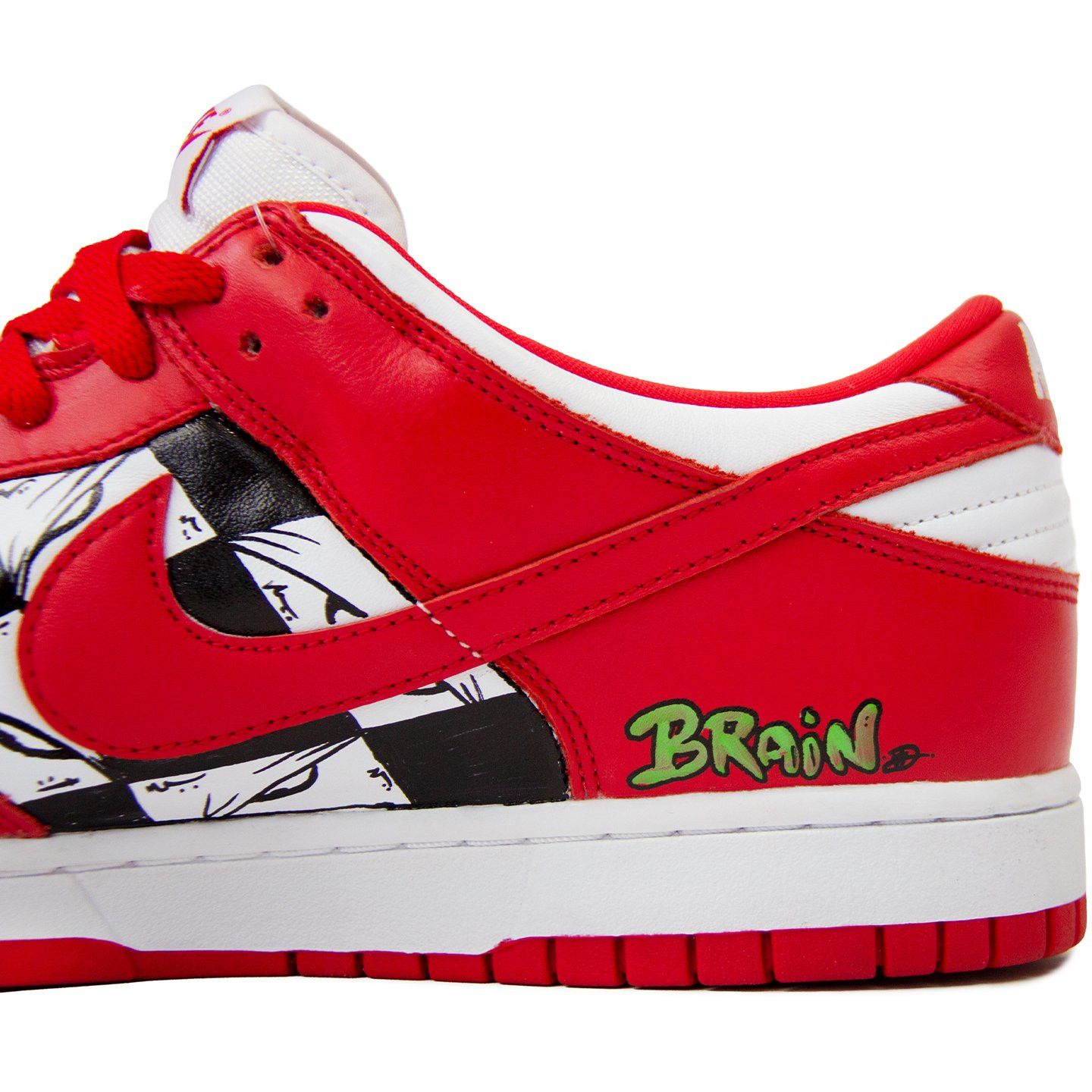 Chrome Hearts CHROME HEARTS x MATTY BOY NIKE UNIVERSITY RED DUNK LOW (1/1) Size US 11.5 / EU 44-45 - 11 Thumbnail
