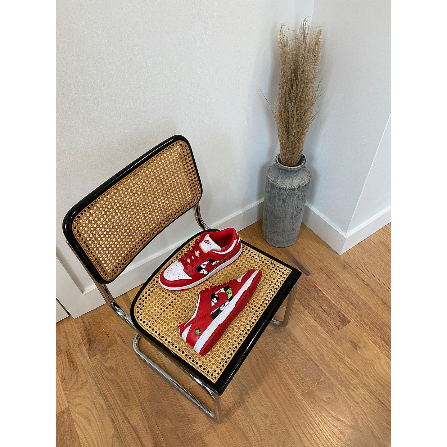 Chrome Hearts CHROME HEARTS x MATTY BOY NIKE UNIVERSITY RED DUNK LOW (1/1) Size US 11.5 / EU 44-45 - 20 Thumbnail