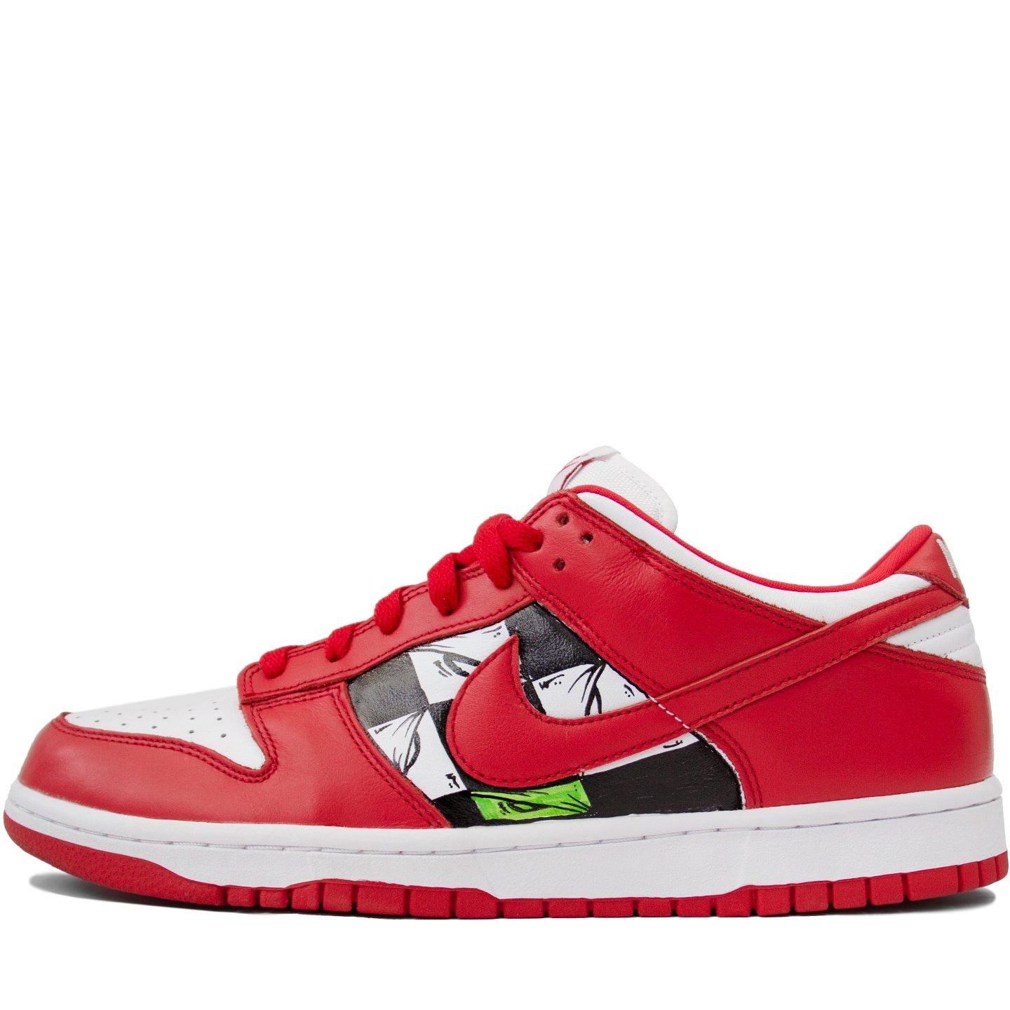 Chrome Hearts CHROME HEARTS x MATTY BOY NIKE UNIVERSITY RED DUNK LOW (1/1) Size US 11.5 / EU 44-45 - 4 Thumbnail