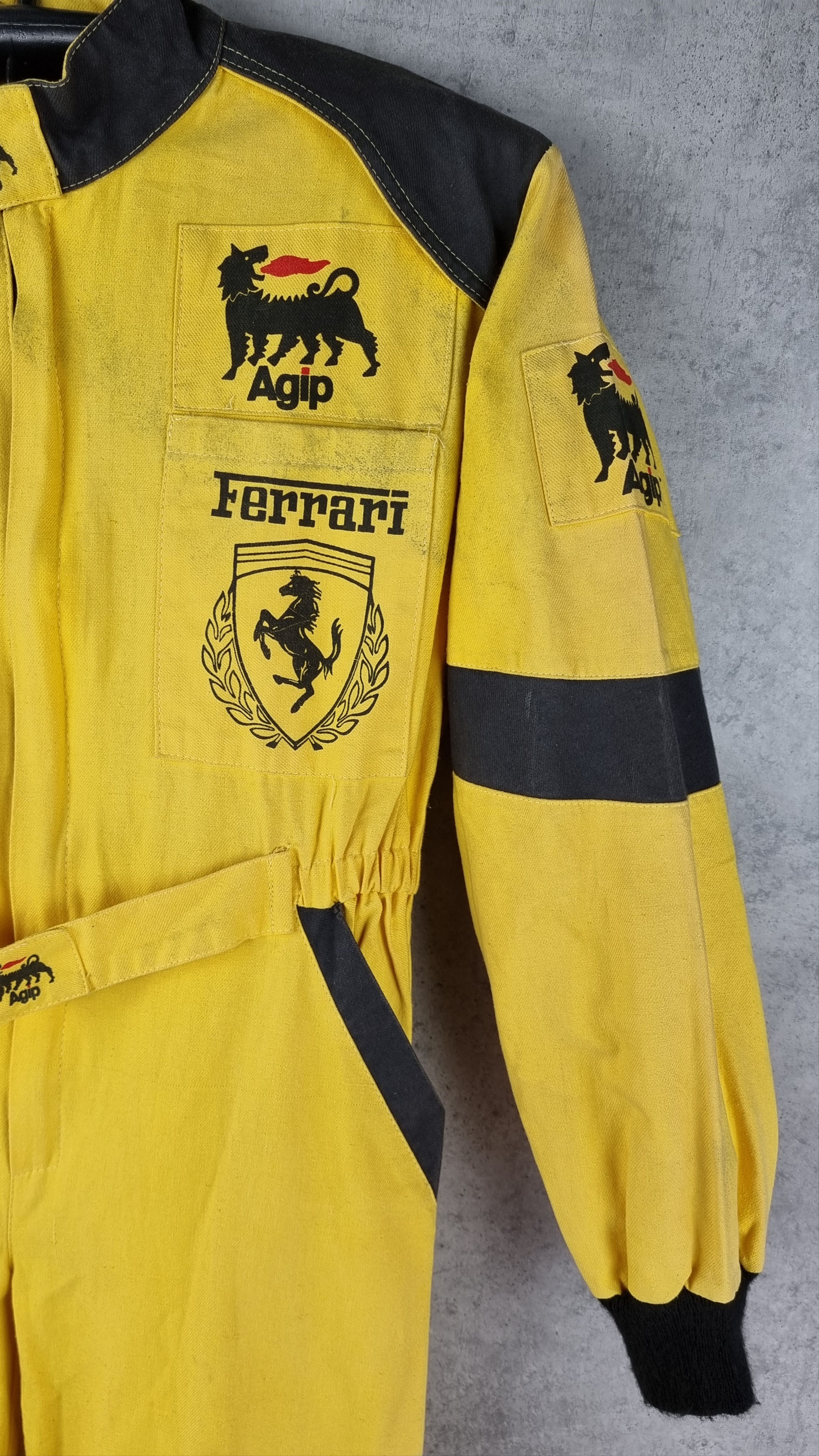 Ferrari × Formula 1 80s Rare Ferrari Big logo Racing Cotton Light Overalls Size US 31 - 5 Thumbnail