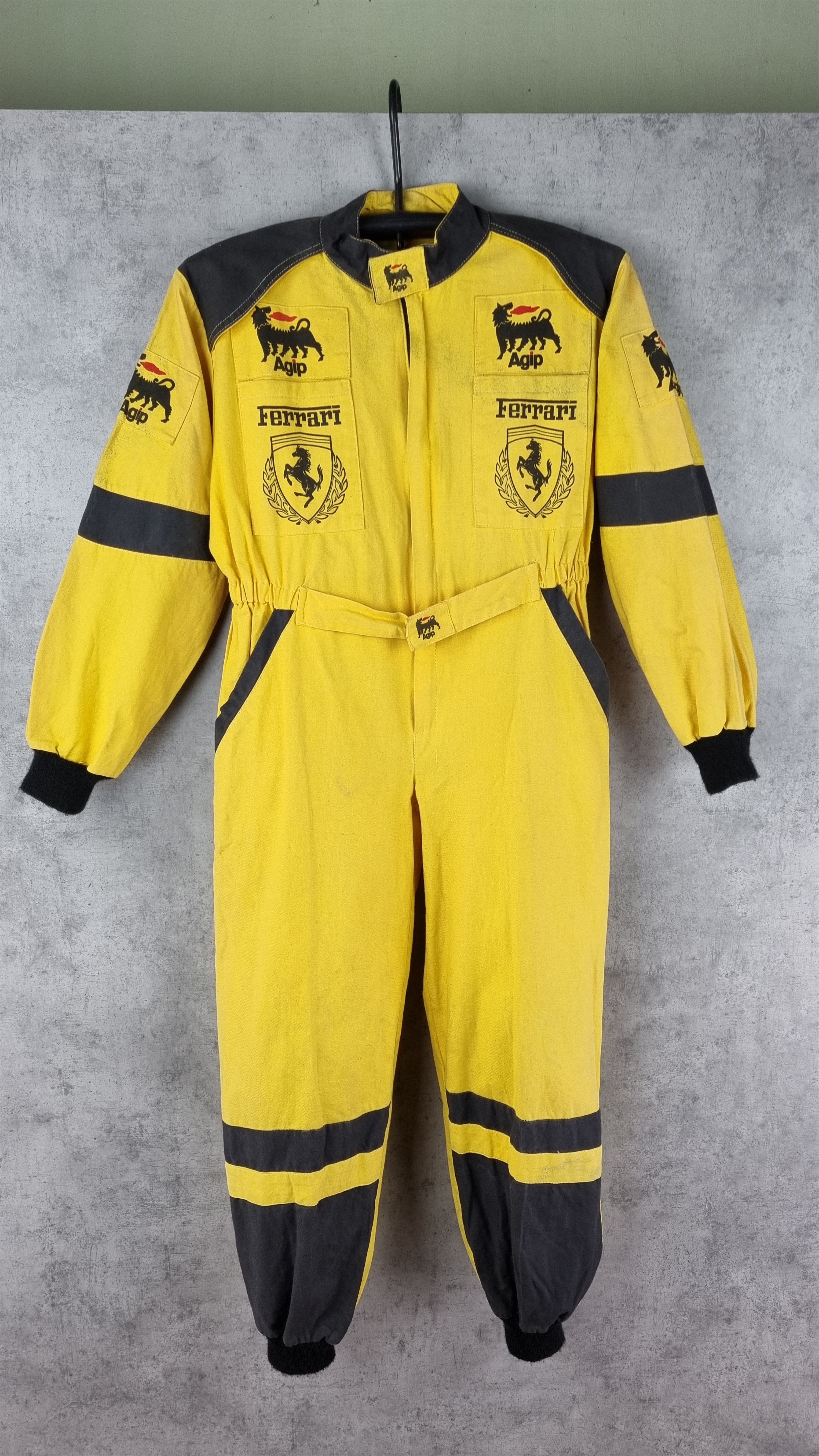 Ferrari × Formula 1 80s Rare Ferrari Big logo Racing Cotton Light Overalls Size US 31 - 1 Thumbnail