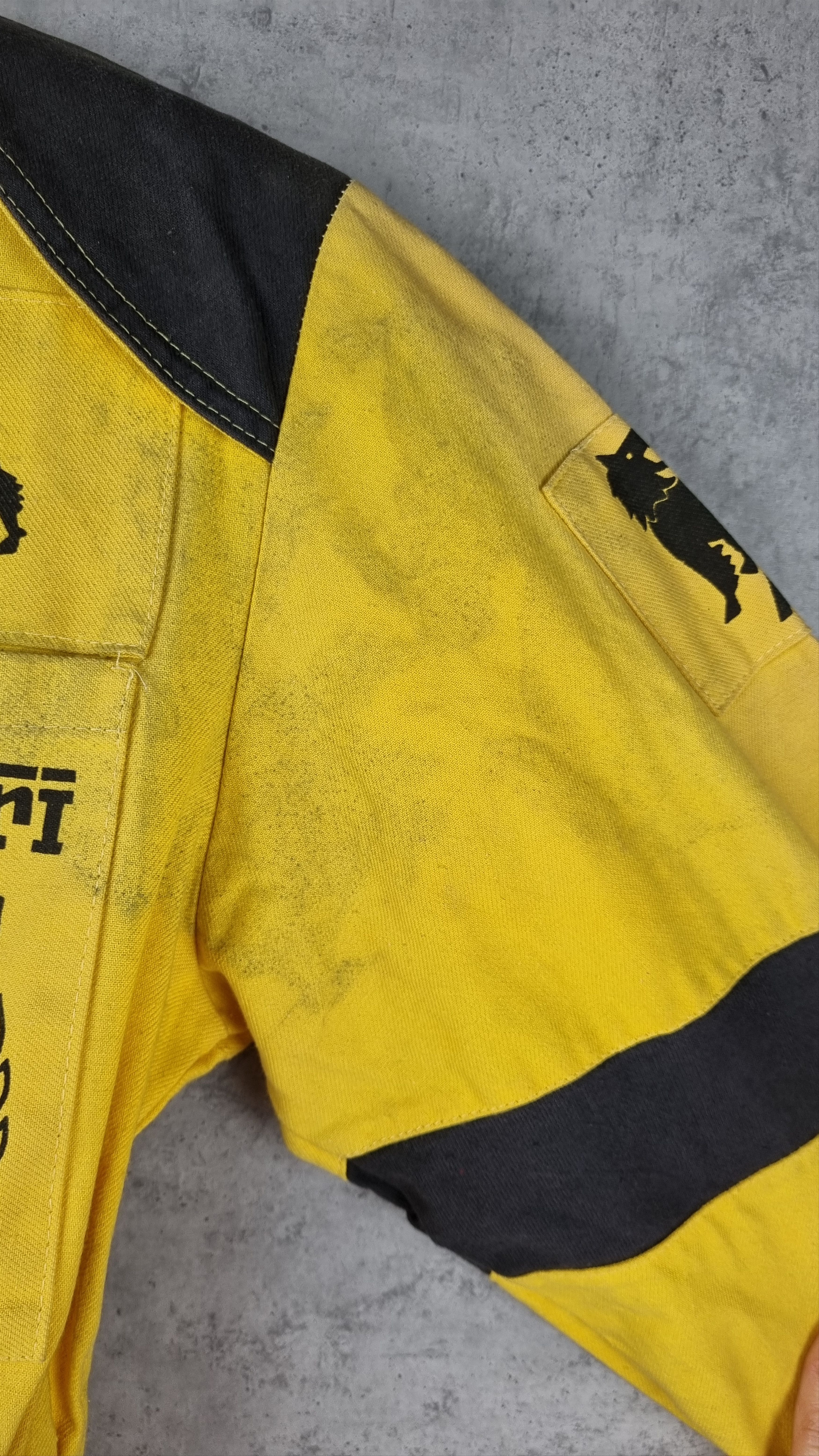 Ferrari × Formula 1 80s Rare Ferrari Big logo Racing Cotton Light Overalls Size US 31 - 14 Thumbnail