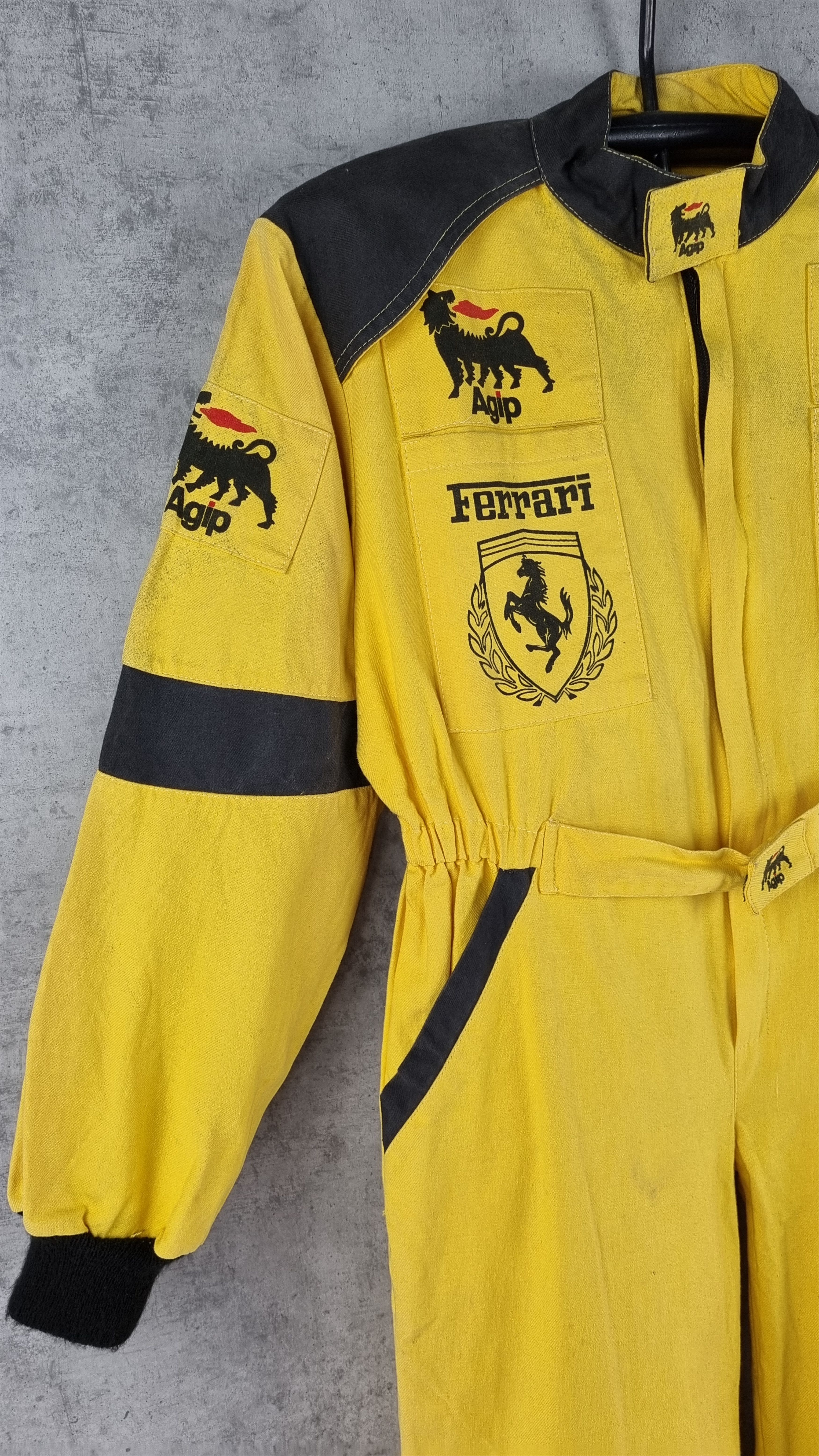 Ferrari × Formula 1 80s Rare Ferrari Big logo Racing Cotton Light Overalls Size US 31 - 2 Thumbnail