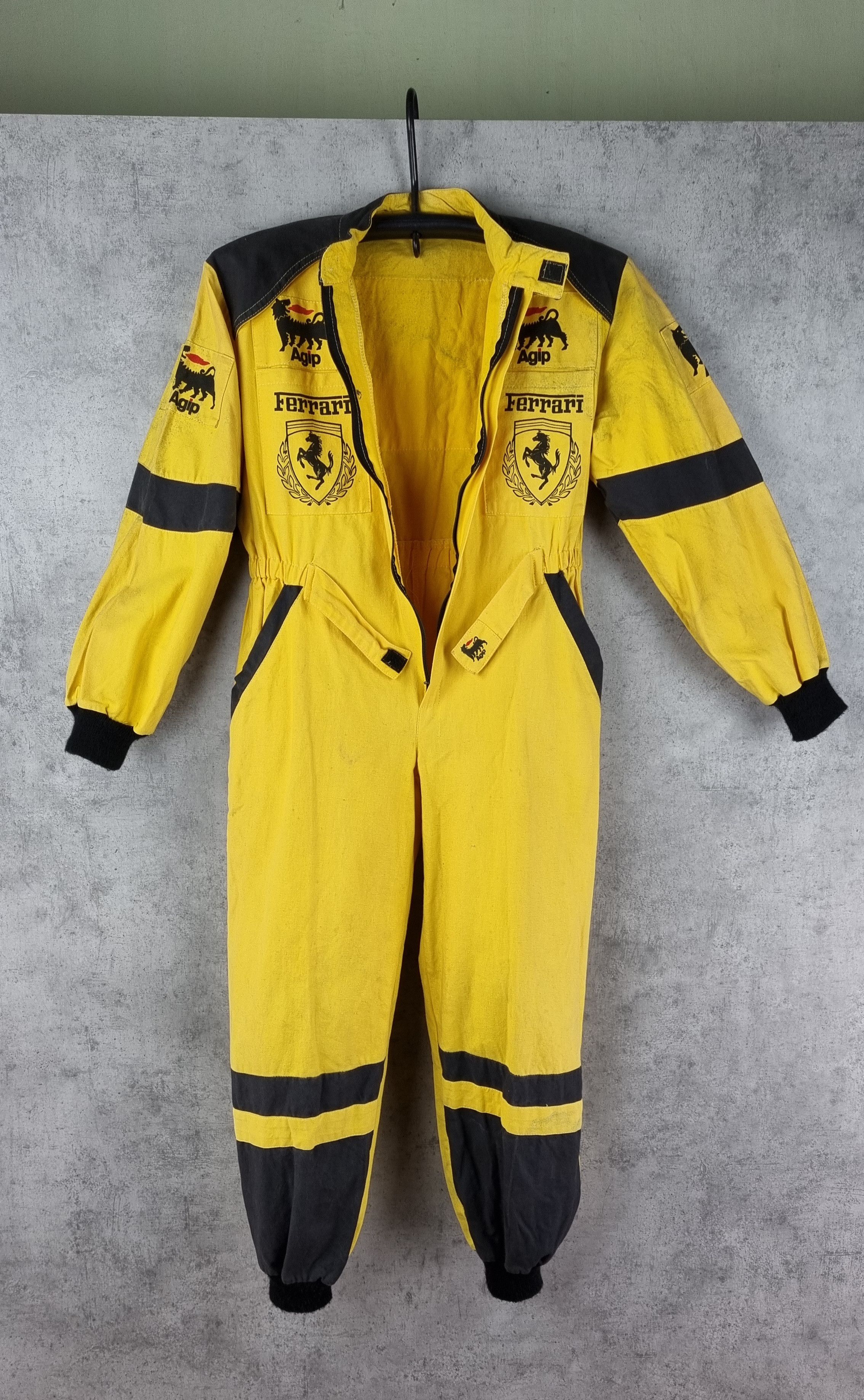 Ferrari × Formula 1 80s Rare Ferrari Big logo Racing Cotton Light Overalls Size US 31 - 7 Thumbnail