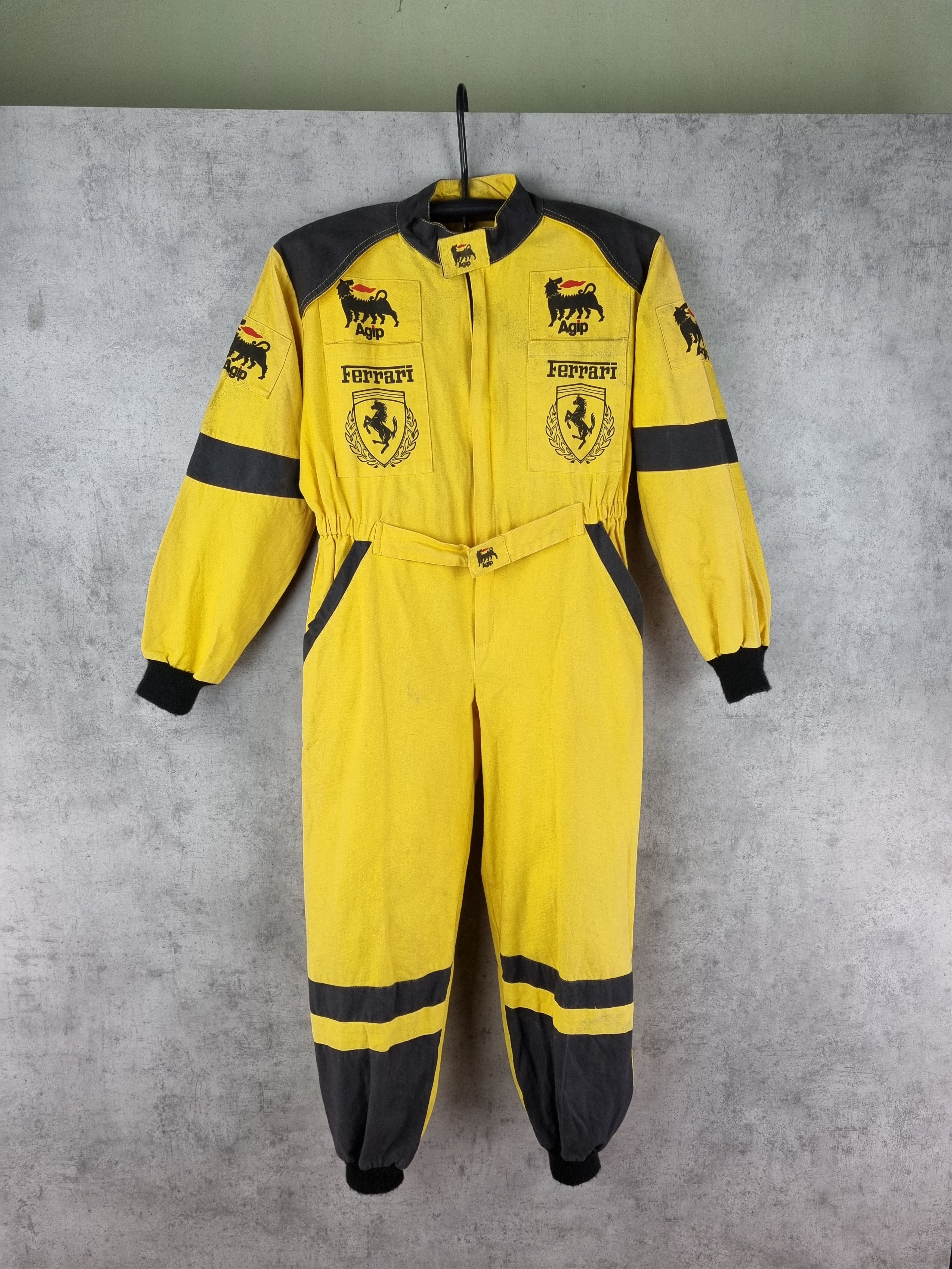 Ferrari × Formula 1 80s Rare Ferrari Big logo Racing Cotton Light Overalls Size US 31 - 4 Thumbnail