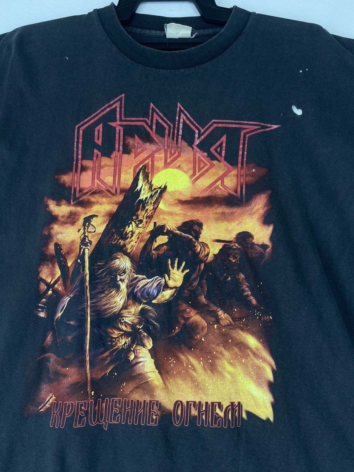 Band Tees Vintage rare ARIA ARIYA heavy metal band Size US L / EU 52-54 / 3 - 3 Thumbnail