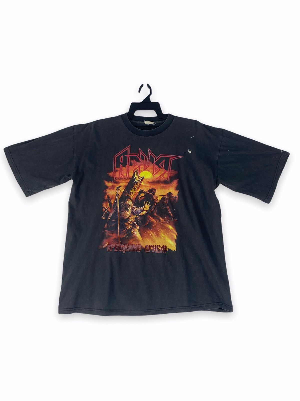 Band Tees Vintage rare ARIA ARIYA heavy metal band Size US L / EU 52-54 / 3 - 1 Thumbnail