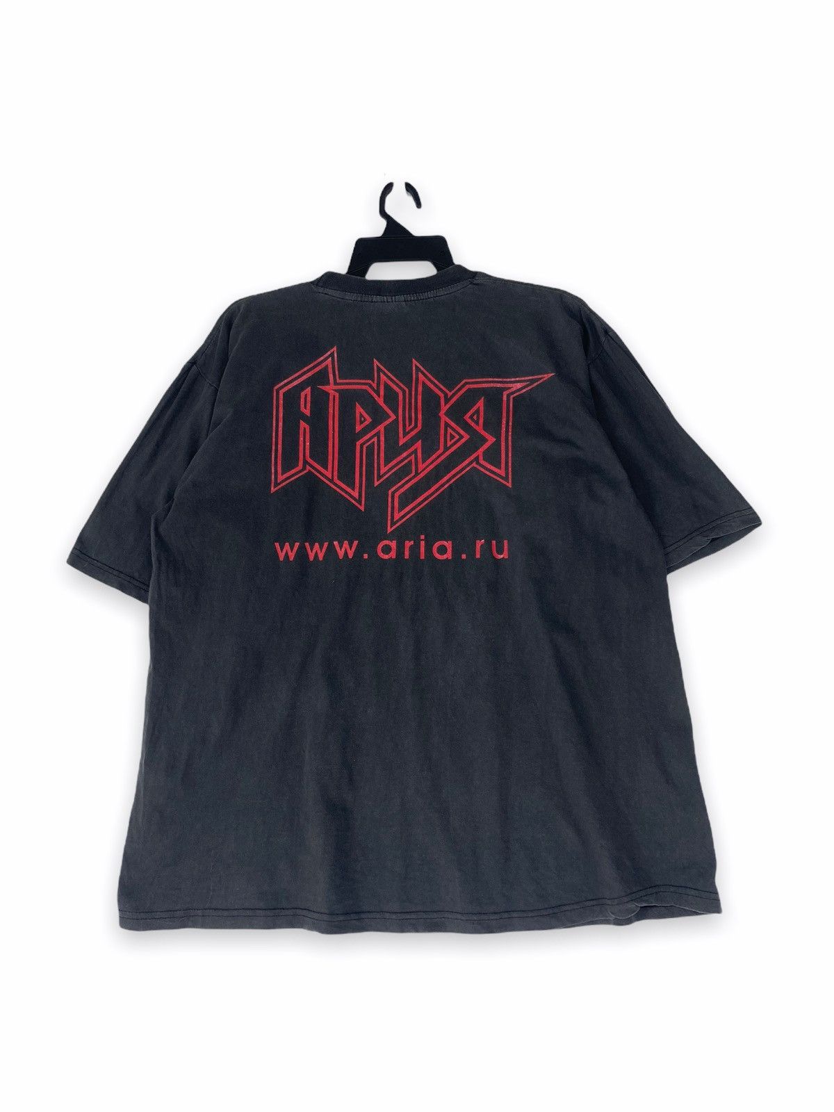Band Tees Vintage rare ARIA ARIYA heavy metal band Size US L / EU 52-54 / 3 - 4 Thumbnail