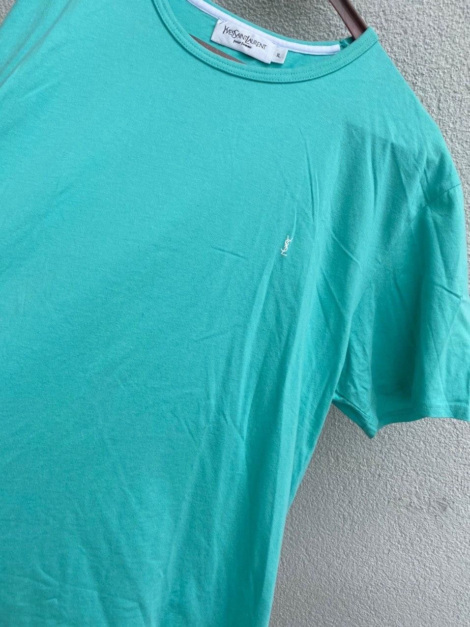 Yves Saint Laurent mint YSL T-shirt Logo Yves Saint Laurent T-shirt Size US XL / EU 56 / 4 - 3 Thumbnail