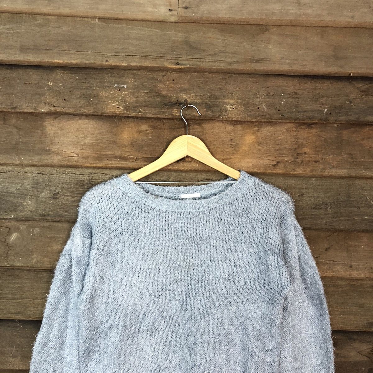 Homespun Knitwear × Japanese Brand Gu Japan Blue Mohair Shag Shaggy Knitwear #0523 Size M / US 6-8 / IT 42-44 - 9 Thumbnail