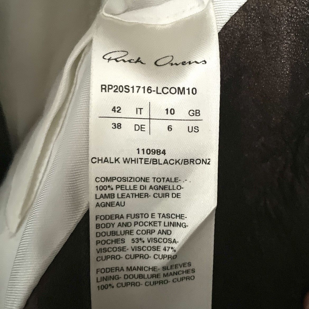 Rick Owens × Rick Owens Drkshdw RARE Rick Owens Dracubiker Leather Jacket Size US XS / EU 42 / 0 - 10 Thumbnail