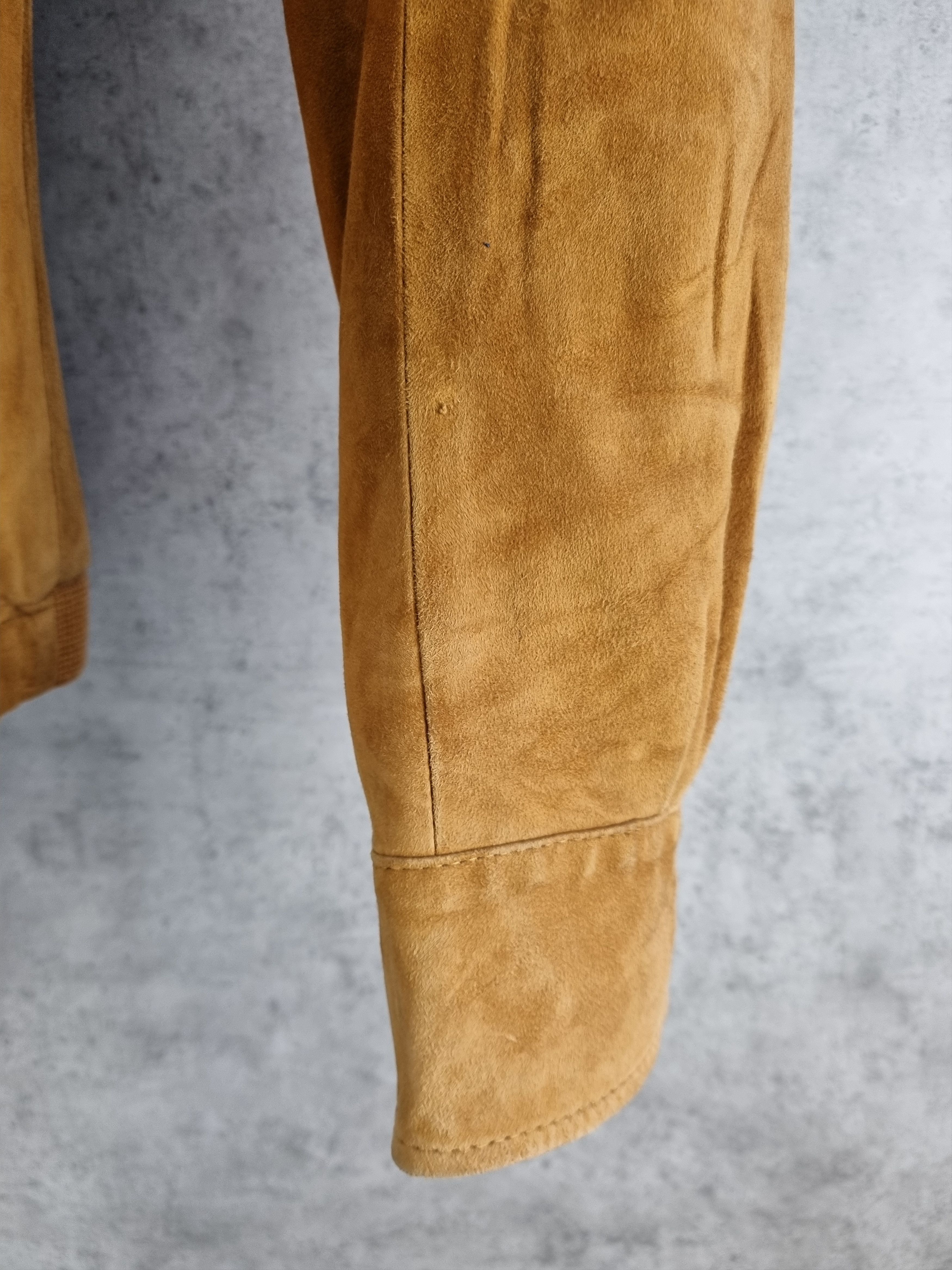 Japanese Brand 80s Suede Leather Jacket TOM FORD Style Size US L / EU 52-54 / 3 - 16 Thumbnail
