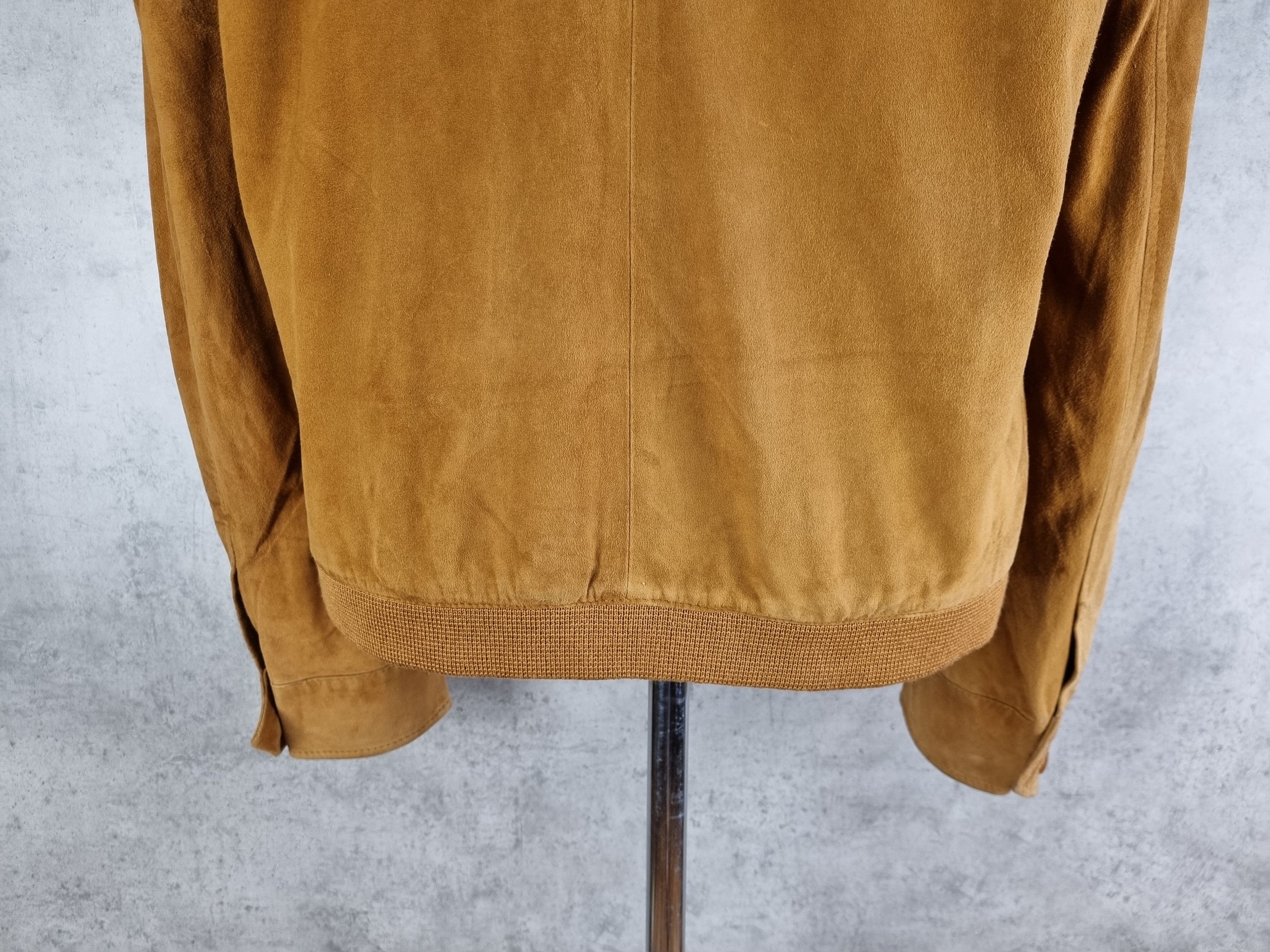 Japanese Brand 80s Suede Leather Jacket TOM FORD Style Size US L / EU 52-54 / 3 - 12 Thumbnail