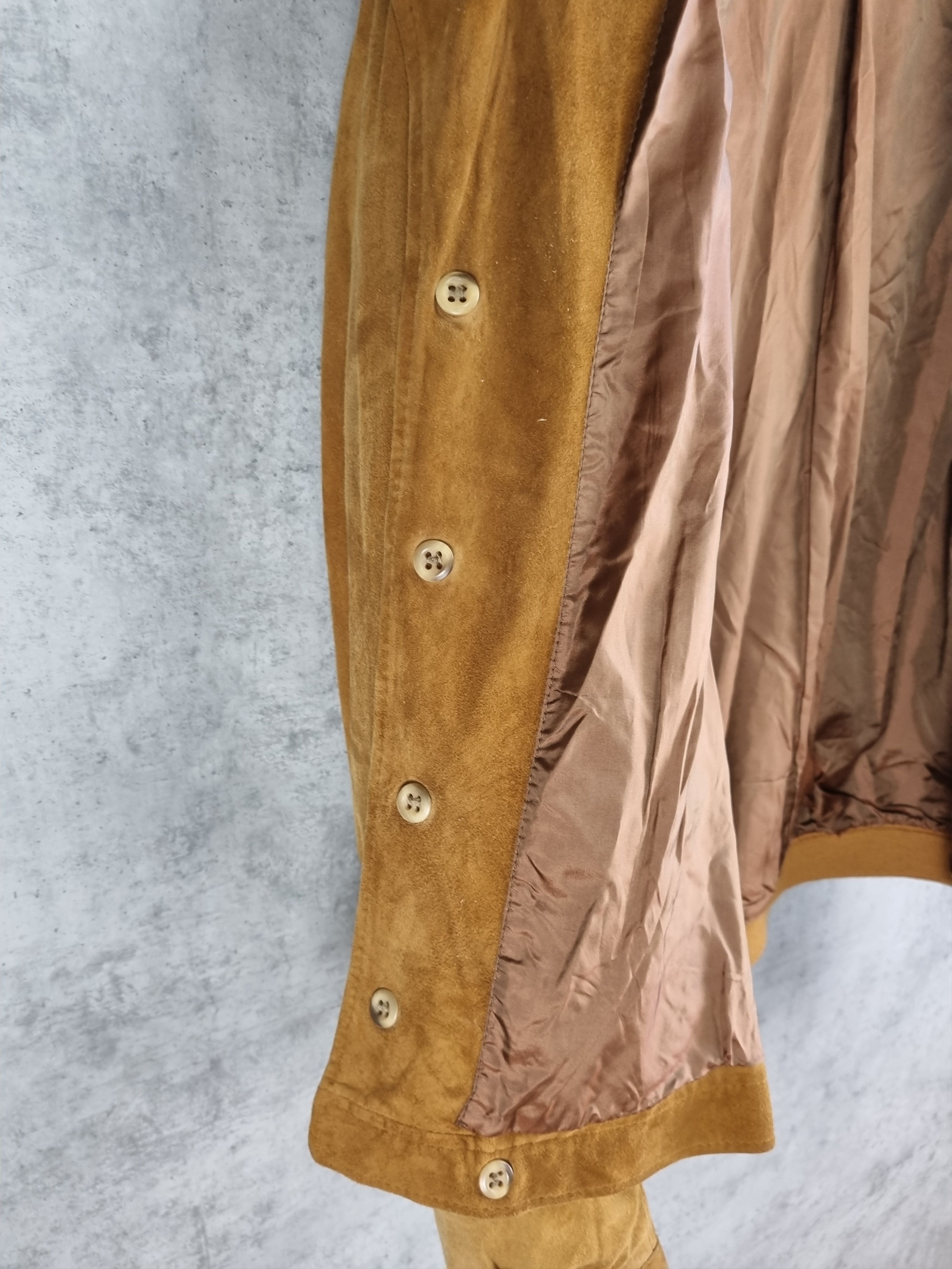 Japanese Brand 80s Suede Leather Jacket TOM FORD Style Size US L / EU 52-54 / 3 - 19 Thumbnail