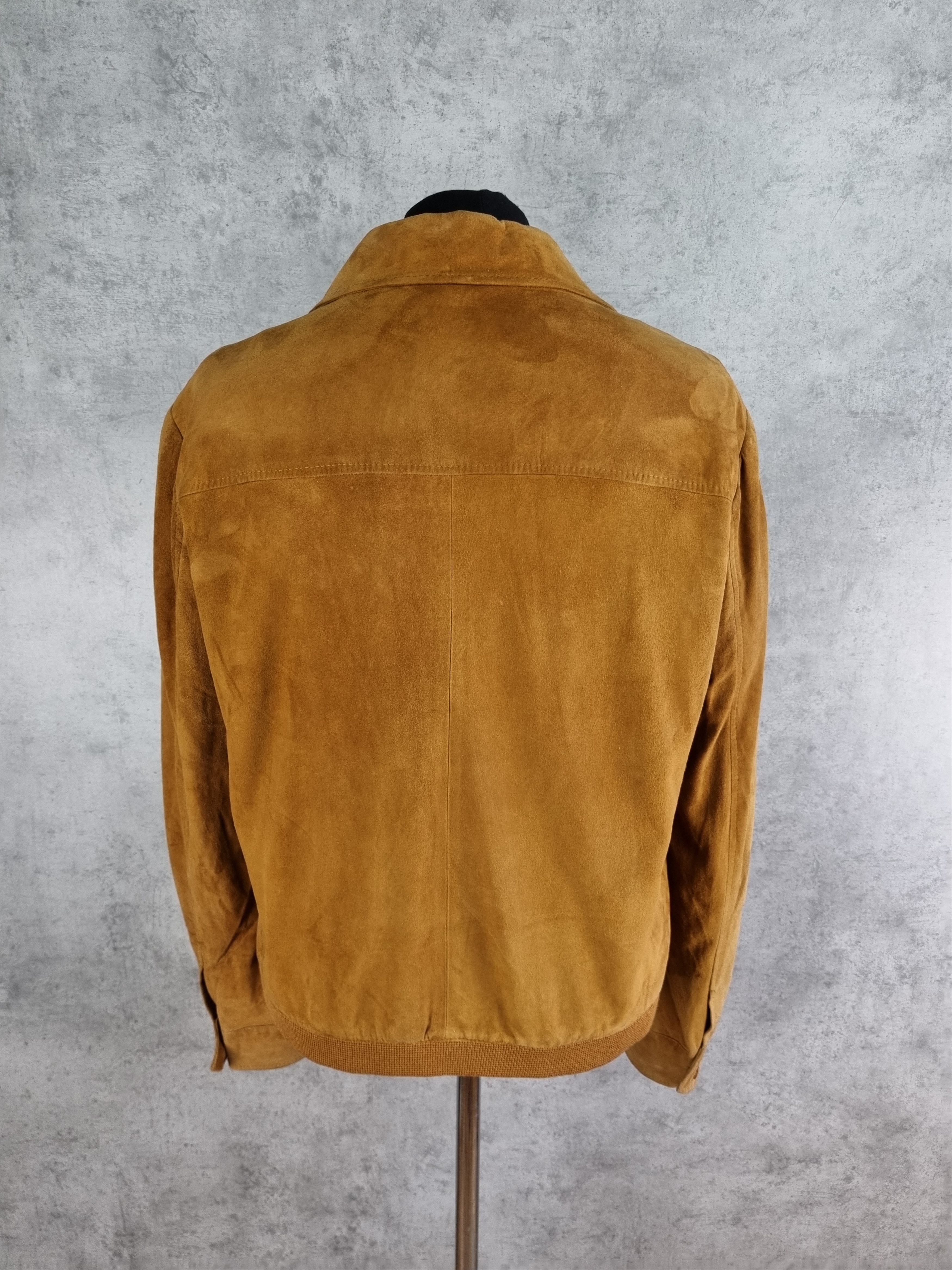 Japanese Brand 80s Suede Leather Jacket TOM FORD Style Size US L / EU 52-54 / 3 - 11 Thumbnail