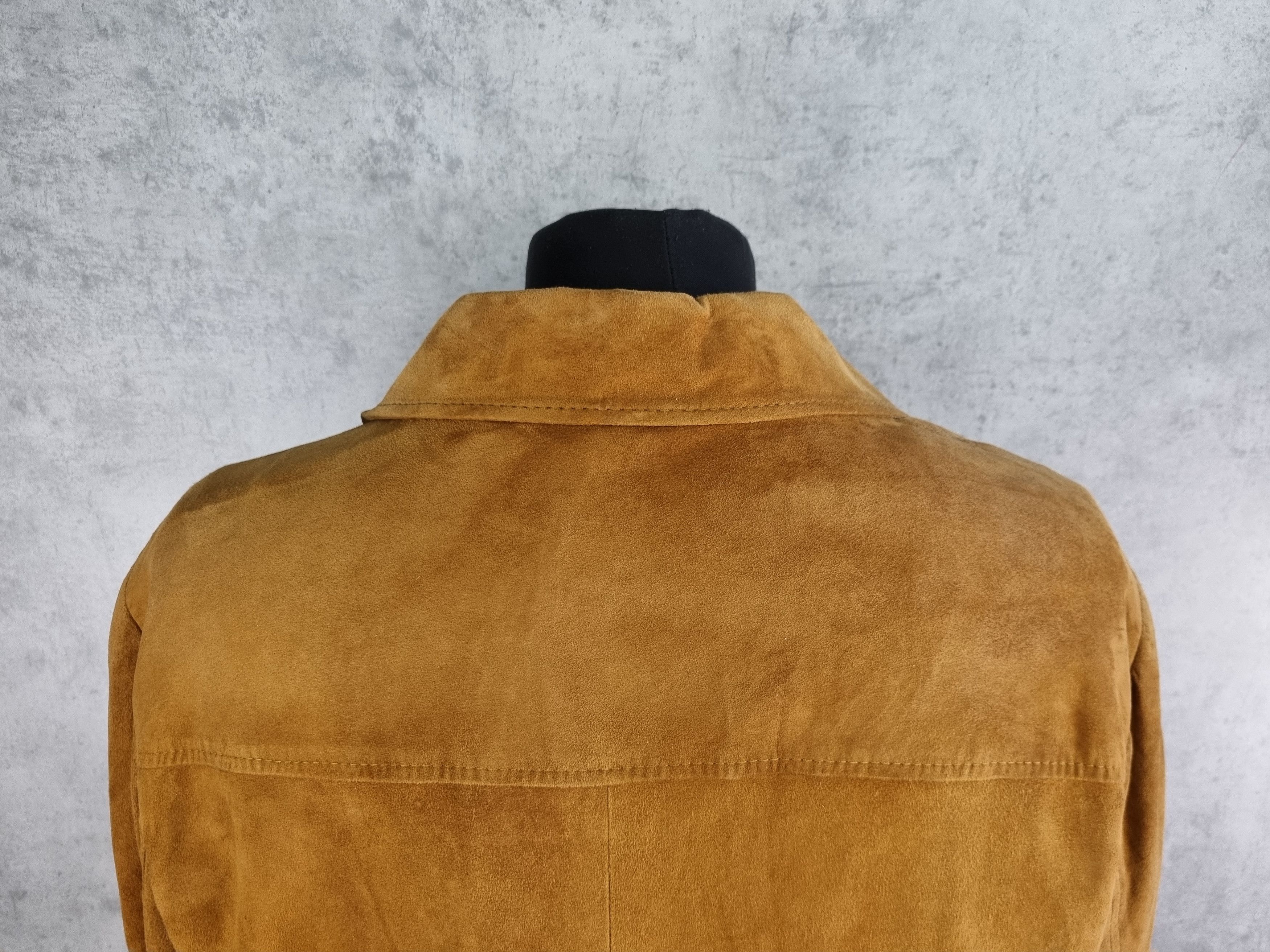 Japanese Brand 80s Suede Leather Jacket TOM FORD Style Size US L / EU 52-54 / 3 - 13 Thumbnail