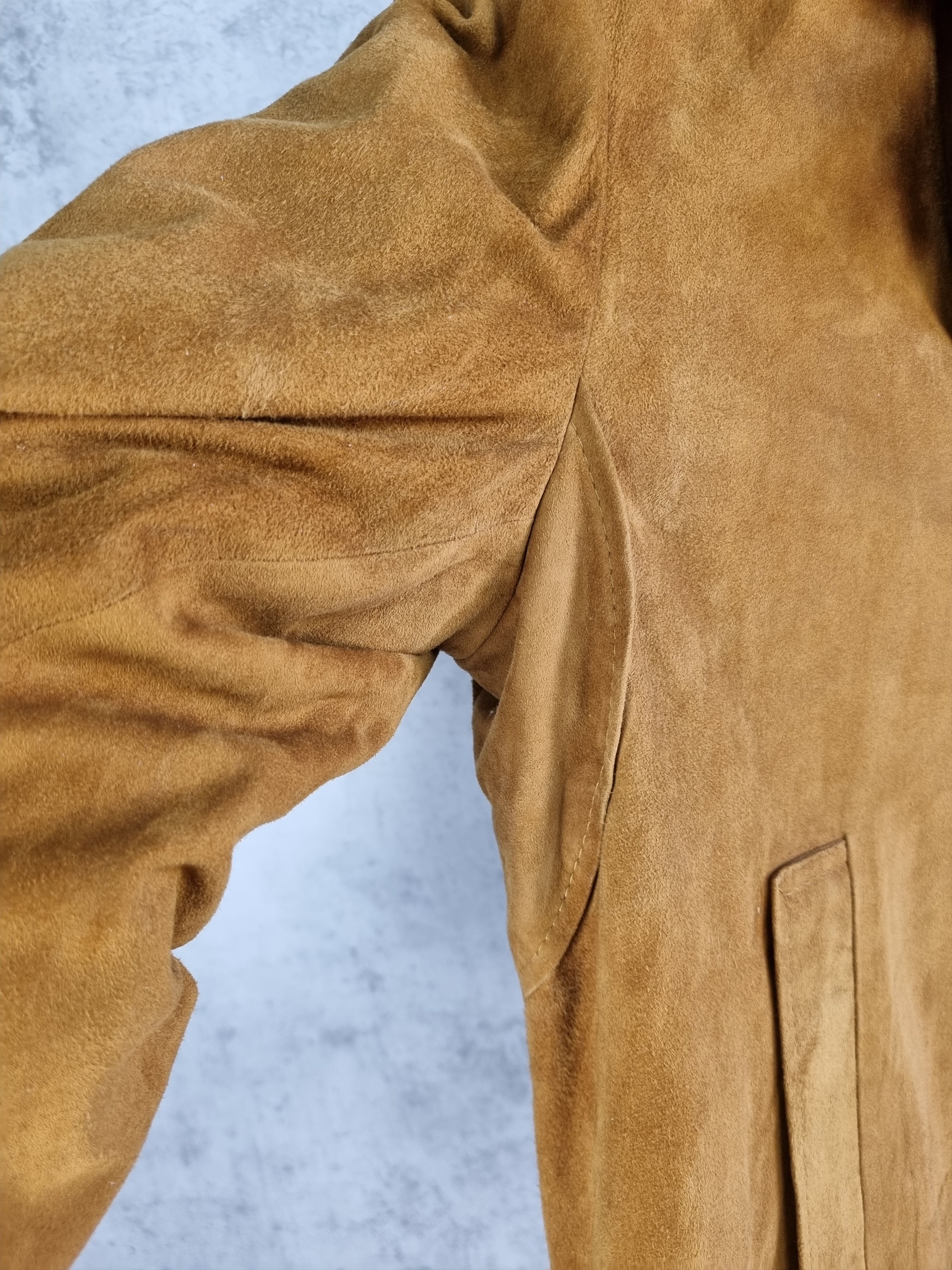 Japanese Brand 80s Suede Leather Jacket TOM FORD Style Size US L / EU 52-54 / 3 - 17 Thumbnail