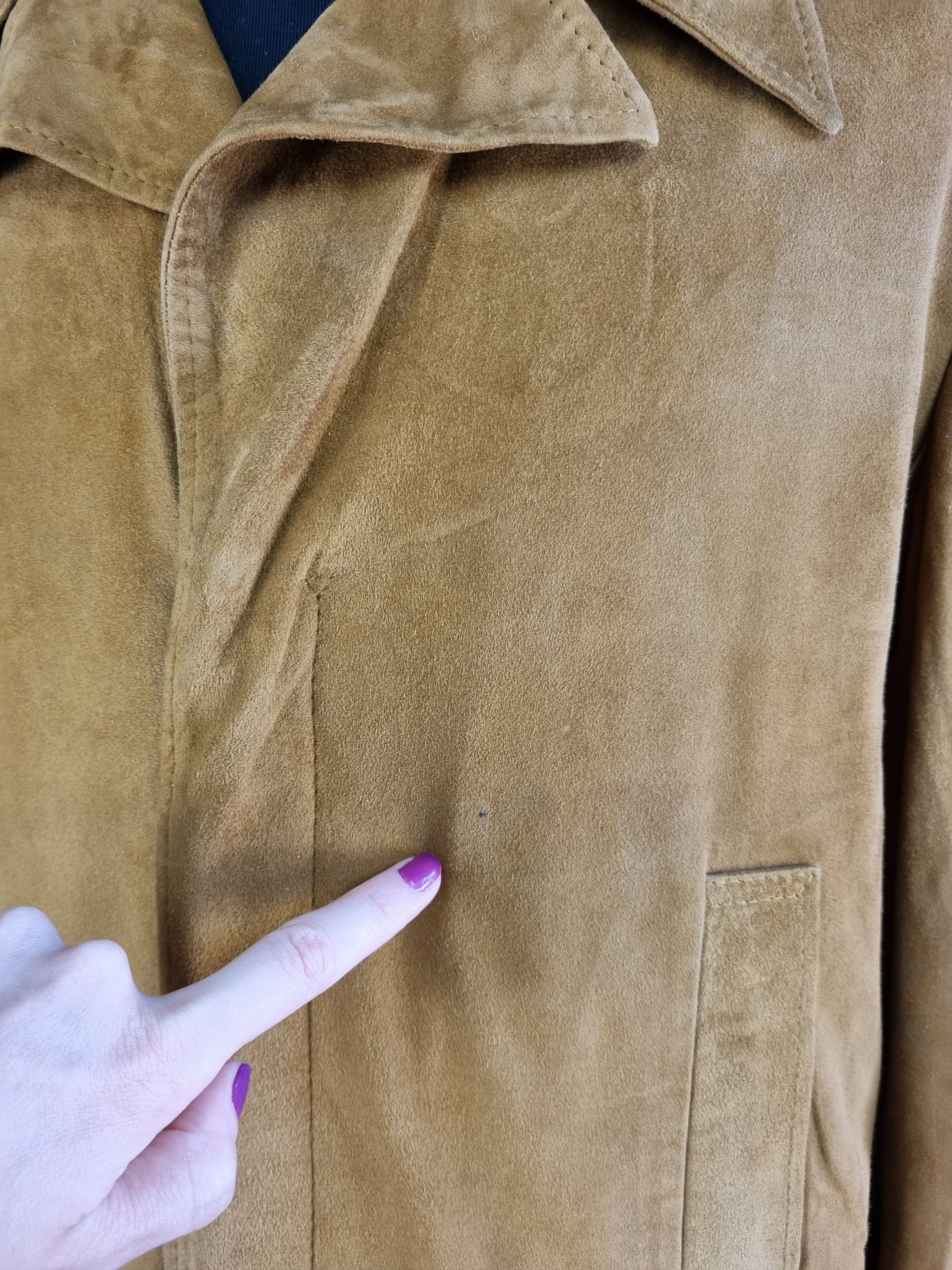 Japanese Brand 80s Suede Leather Jacket TOM FORD Style Size US L / EU 52-54 / 3 - 21 Thumbnail