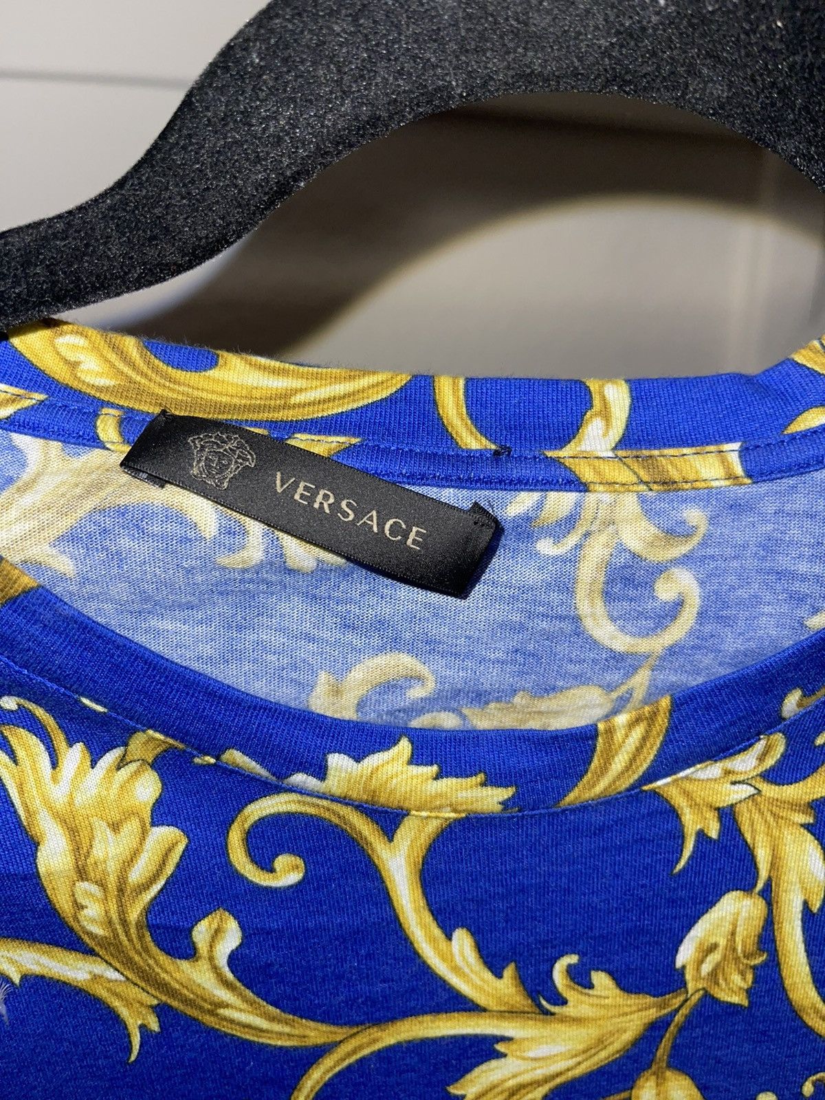 Versace Versace Blue Barocco Size US M / EU 48-50 / 2 - 3 Thumbnail