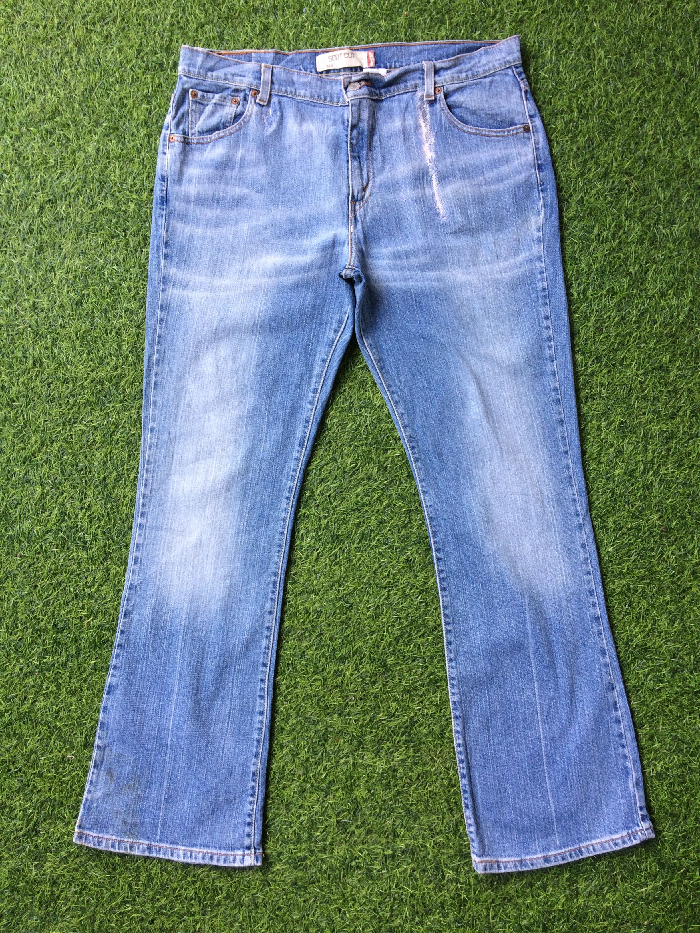 Levi's × Vintage Distressed Levis 515 Light Wash Bootcut Jeans #B-532 Size 37" - 1 Thumbnail