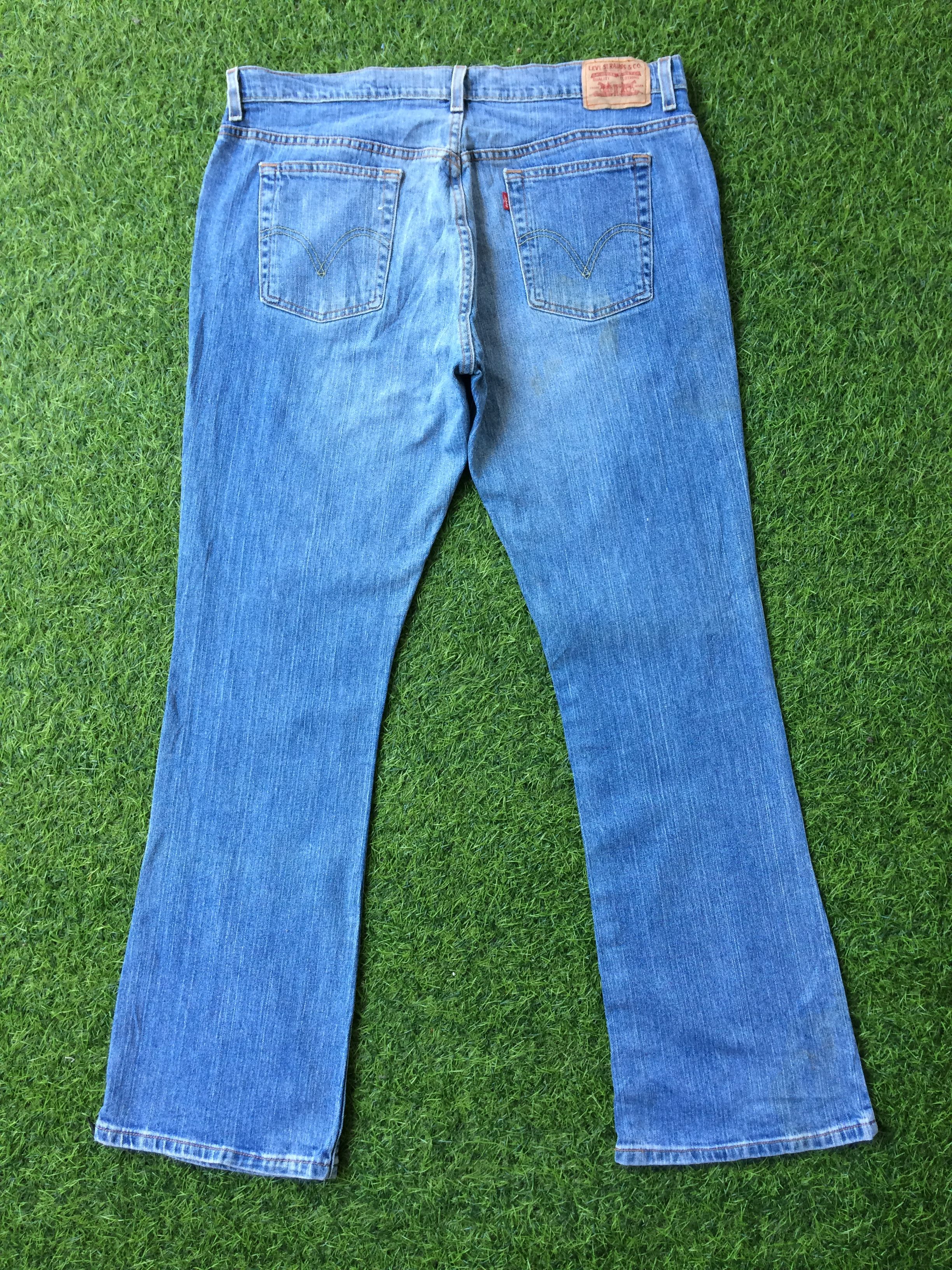 Levi's × Vintage Distressed Levis 515 Light Wash Bootcut Jeans #B-532 Size 37" - 2 Thumbnail