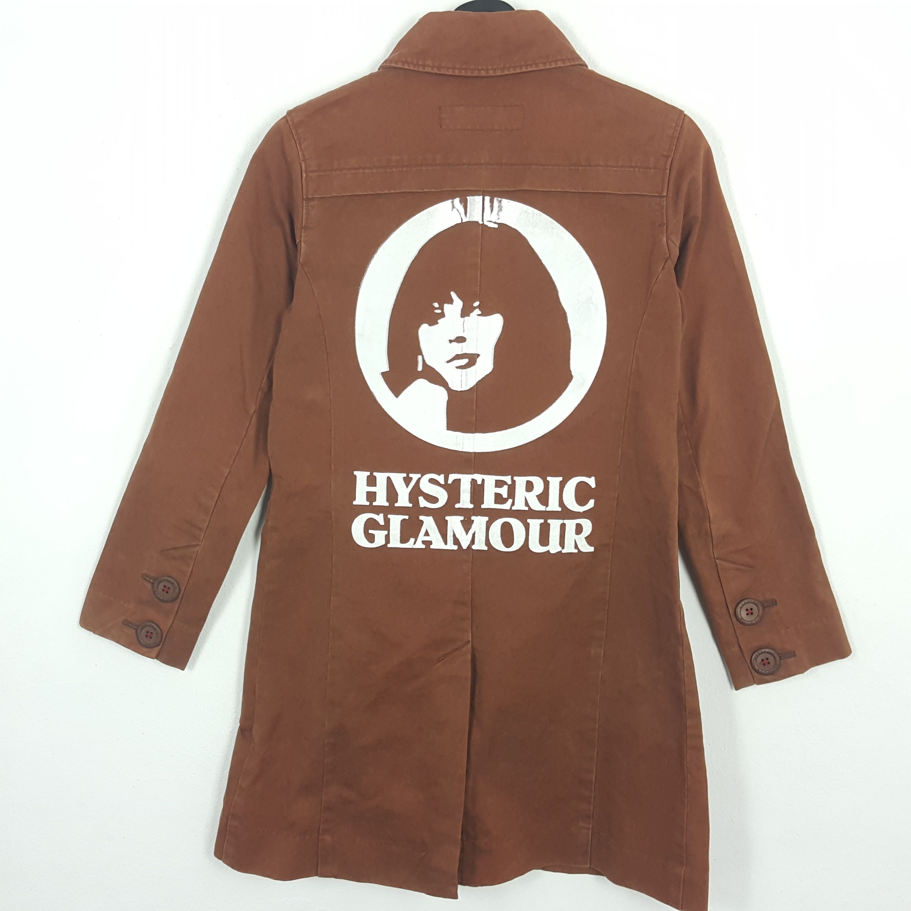 Hysteric Glamour × Japanese Brand × Vintage HYSTERIC GLAMOUR Fashion Style Custom Art Long Jacket Size XS / US 0-2 / IT 36-38 - 1 Thumbnail