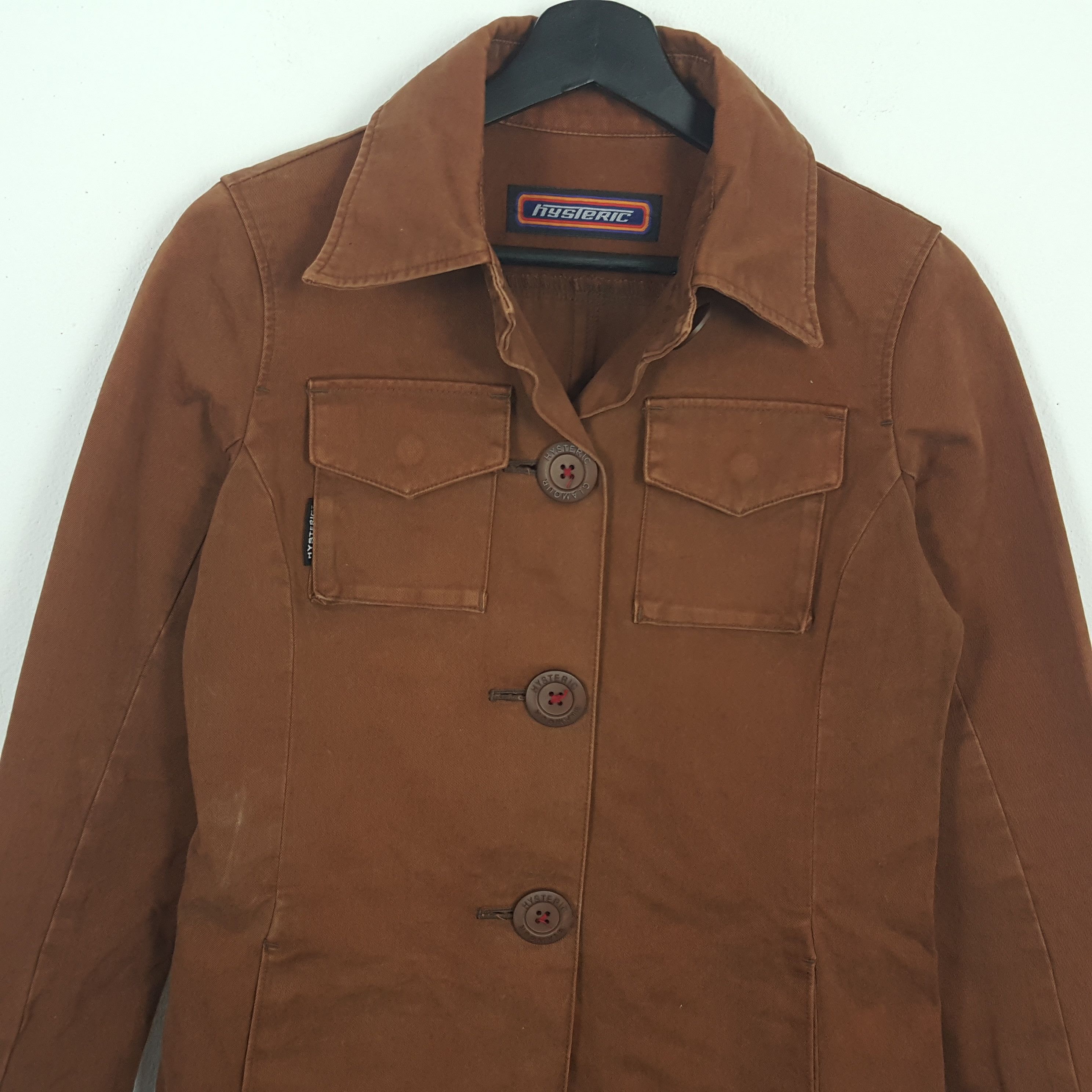 Hysteric Glamour × Japanese Brand × Vintage HYSTERIC GLAMOUR Fashion Style Custom Art Long Jacket Size XS / US 0-2 / IT 36-38 - 4 Thumbnail